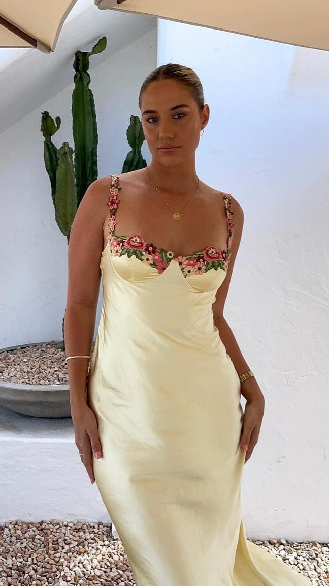 Aurora Maxi Dress - Yellow