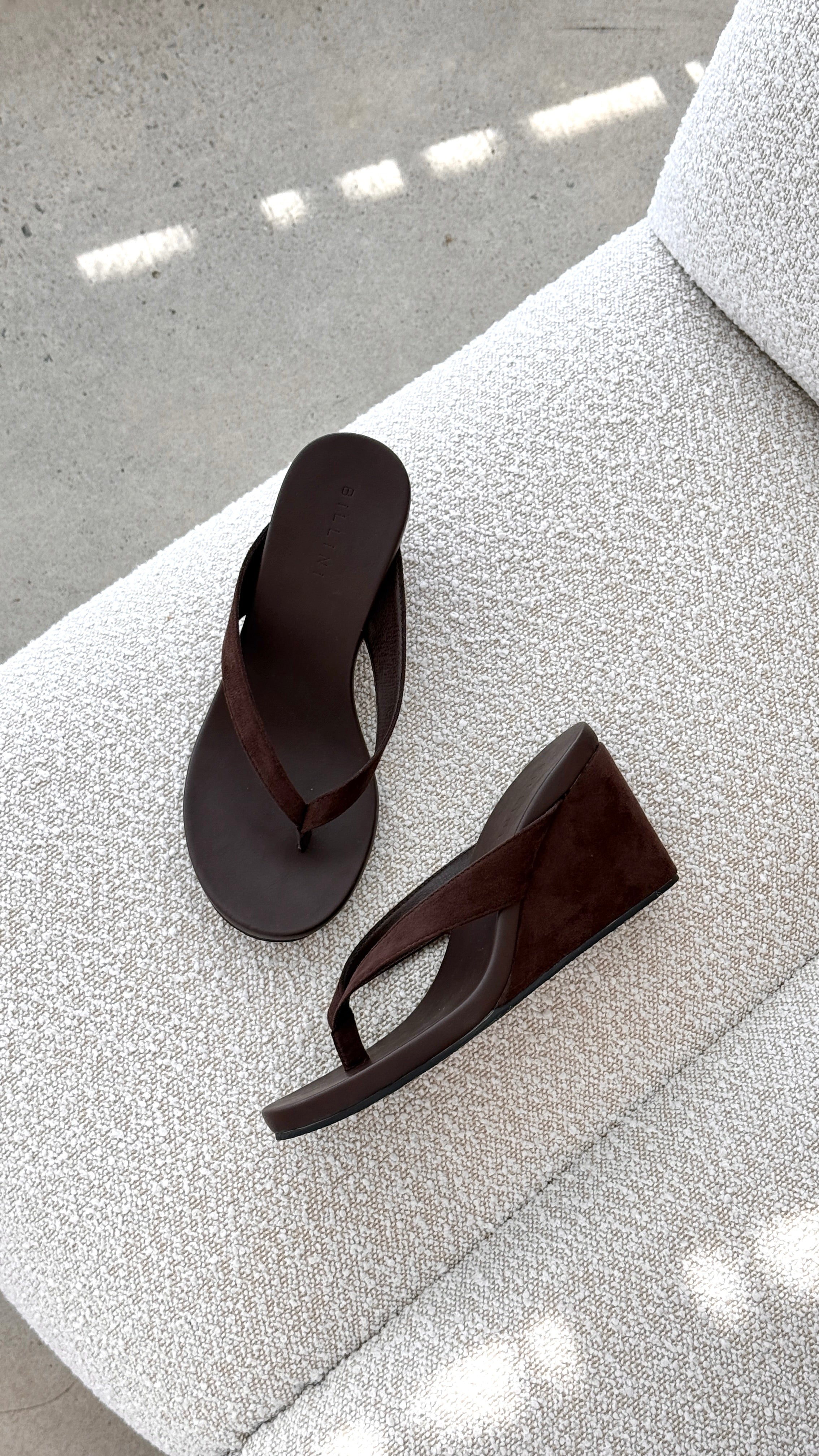 Ravyn Heel - Dark Cacao Suede