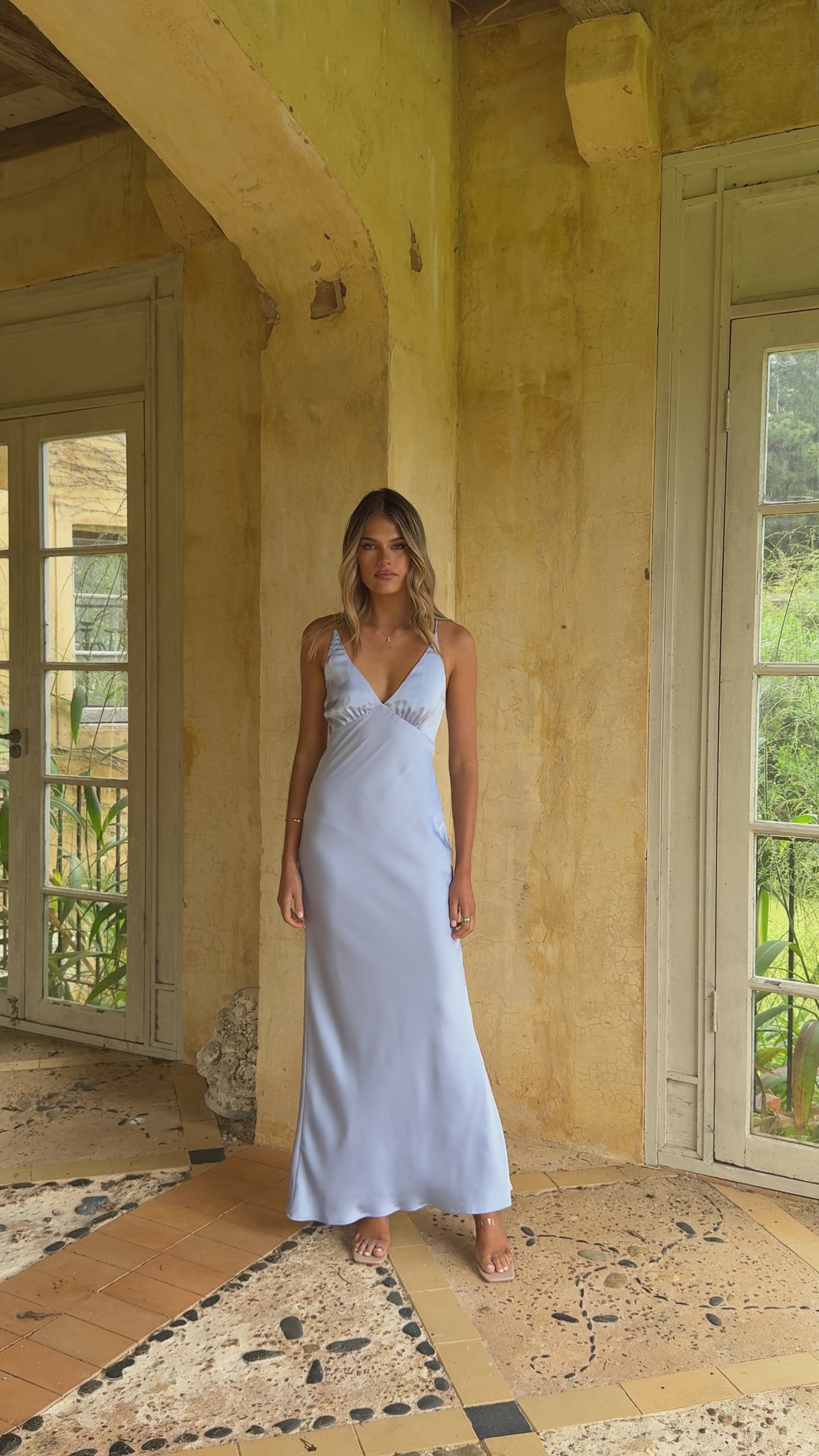 Ziah Maxi Dress - Blue