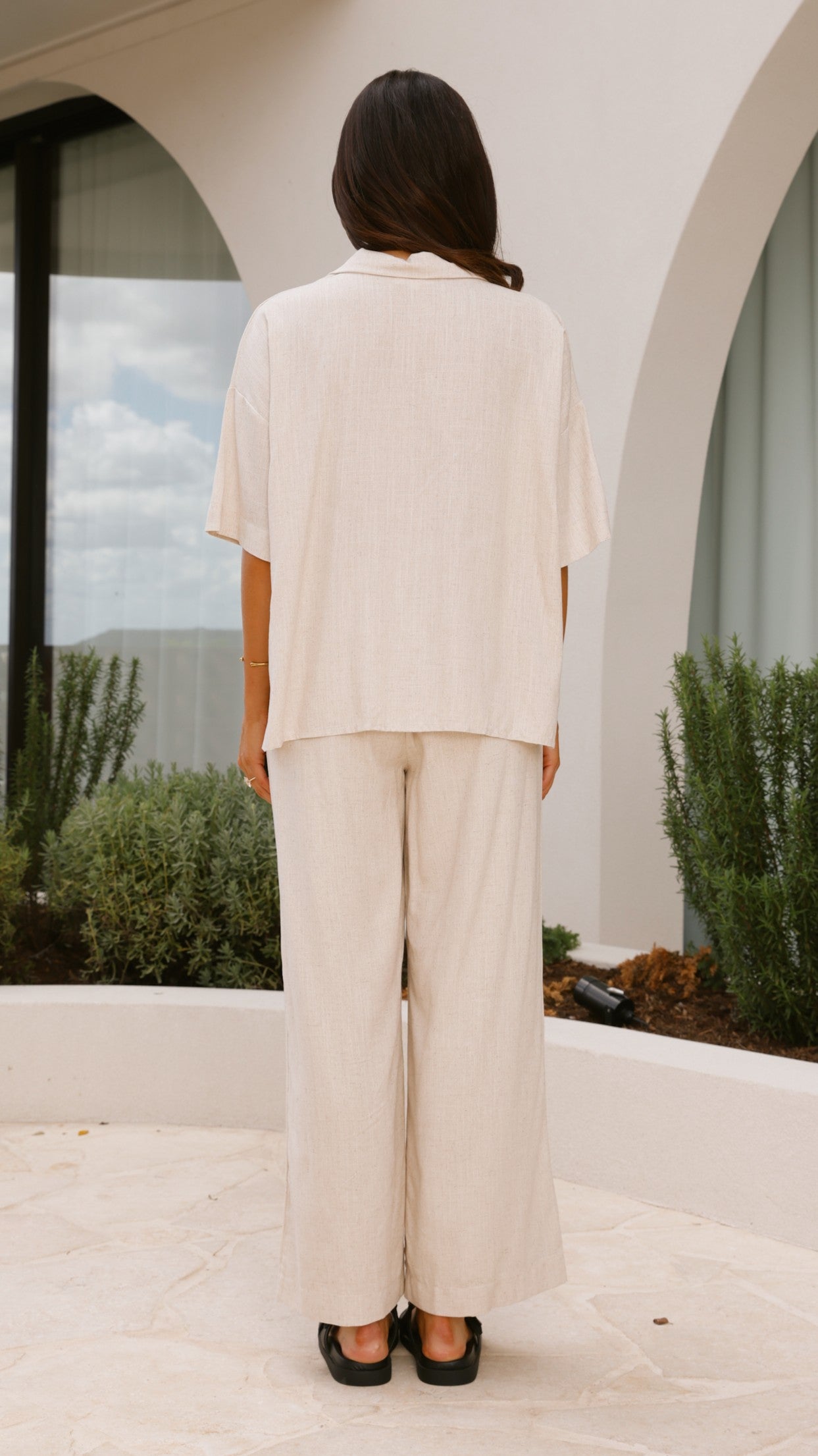 Lexi Linen Pants - Natural