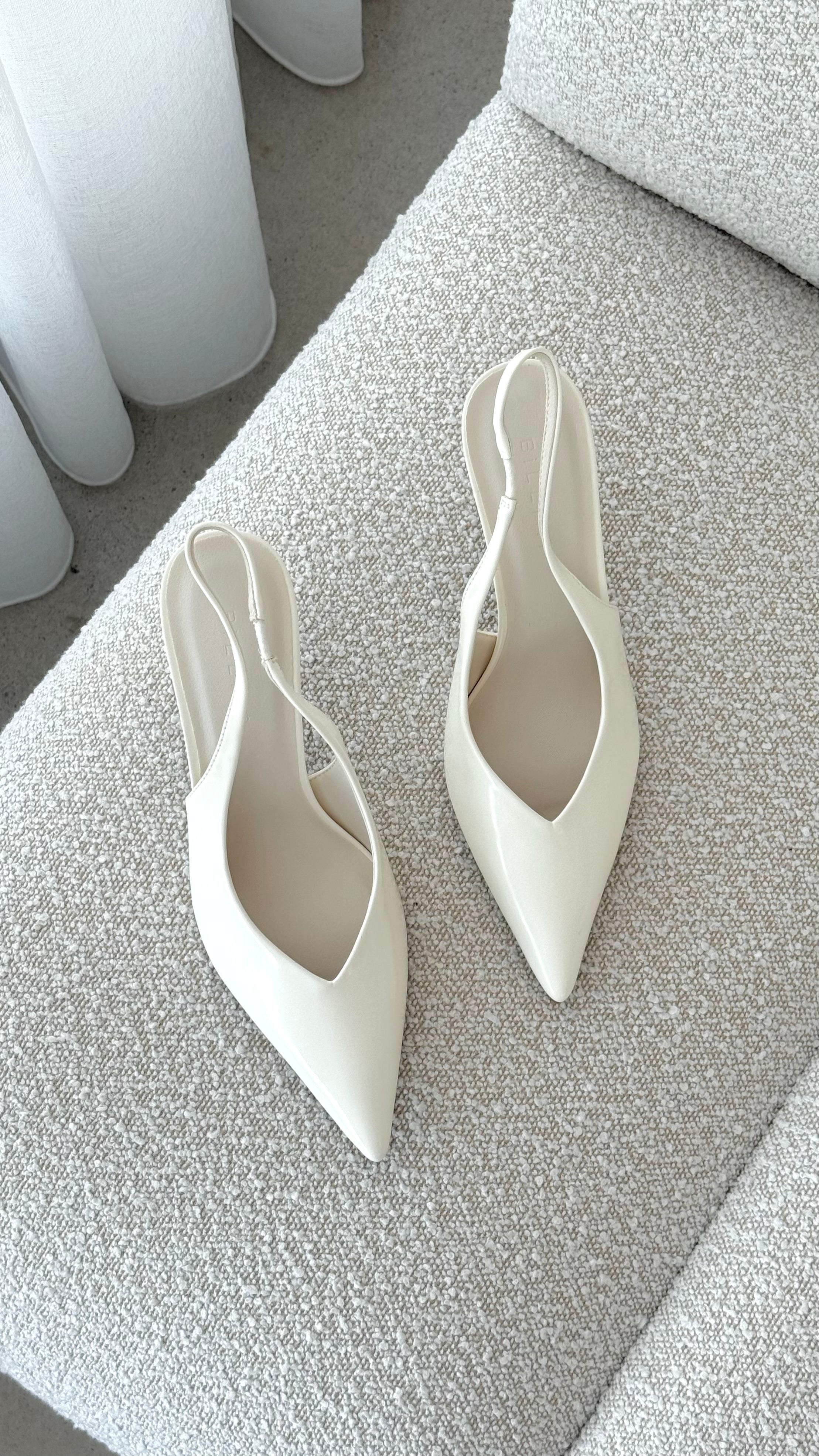 Kendra Heel - White Shine