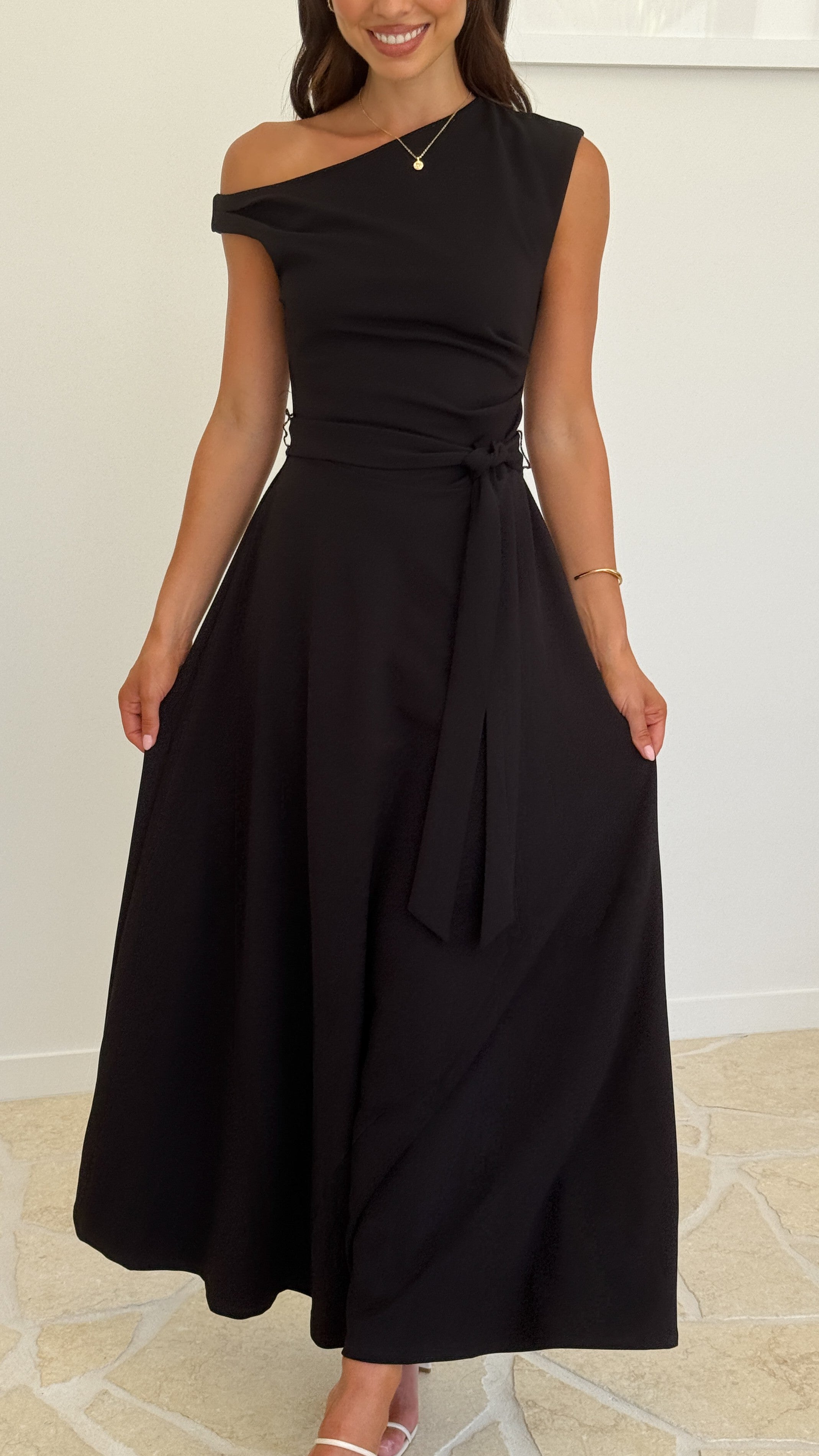 Gemma Maxi Dress - Black