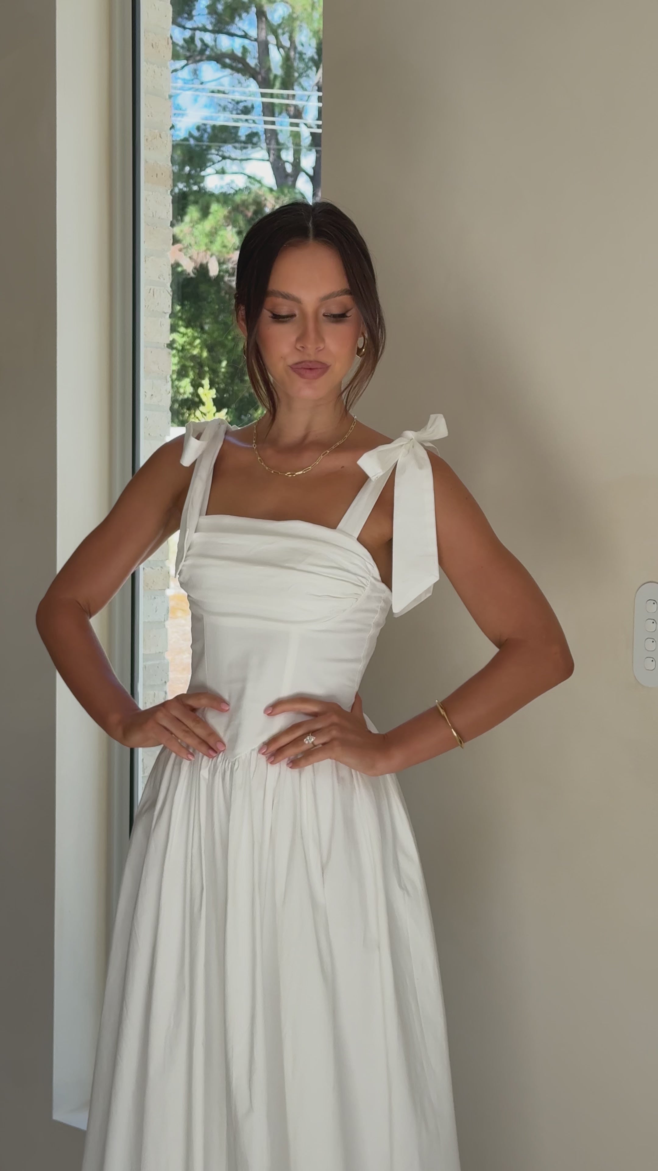 Haisley Maxi Dress - White