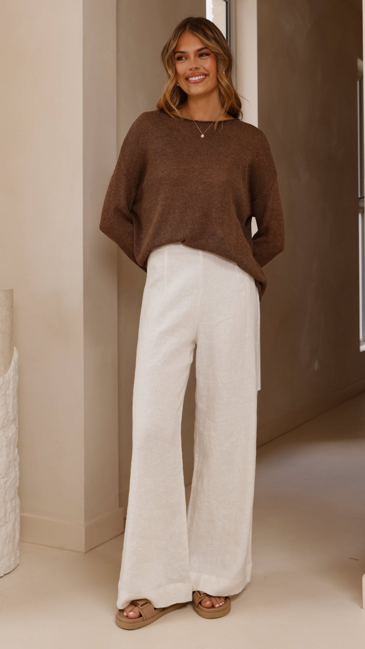 Lakoa Knit Top - Mocha