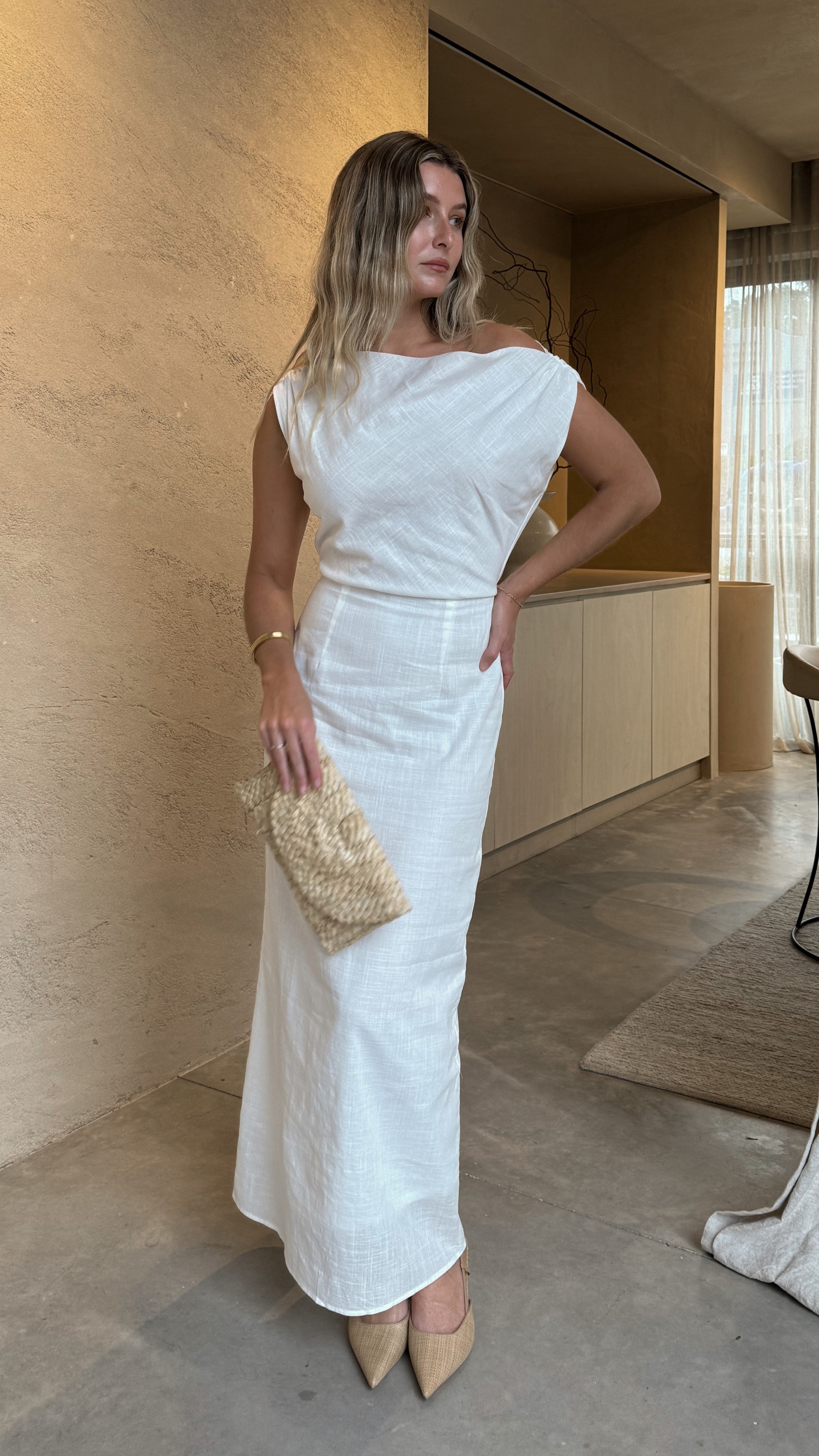 Luci Maxi Dress - White