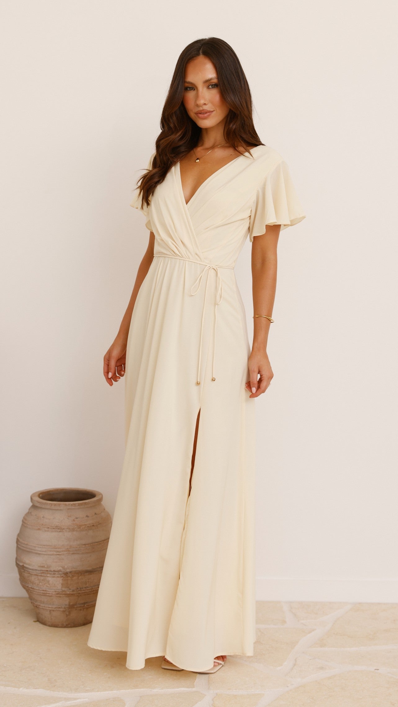 Charlize Maxi Dress - Yellow