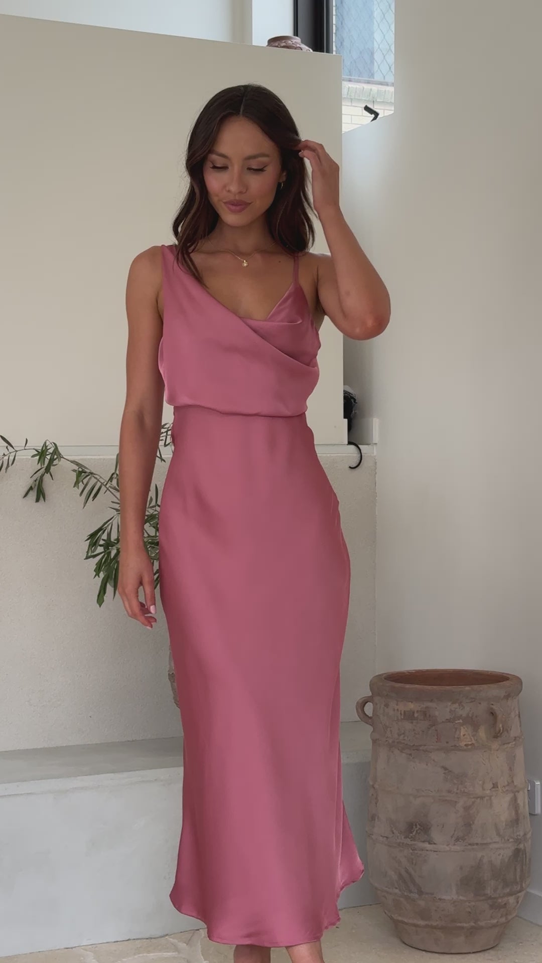 Audrey Maxi Dress - Baked Rose