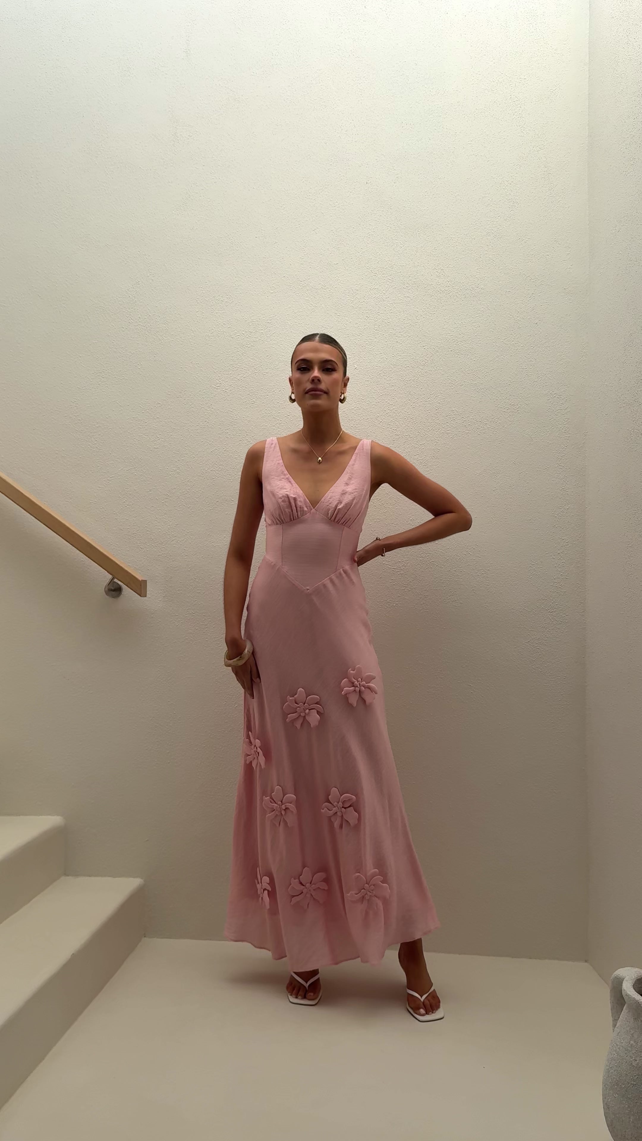 Lavara Maxi Dress - Pink