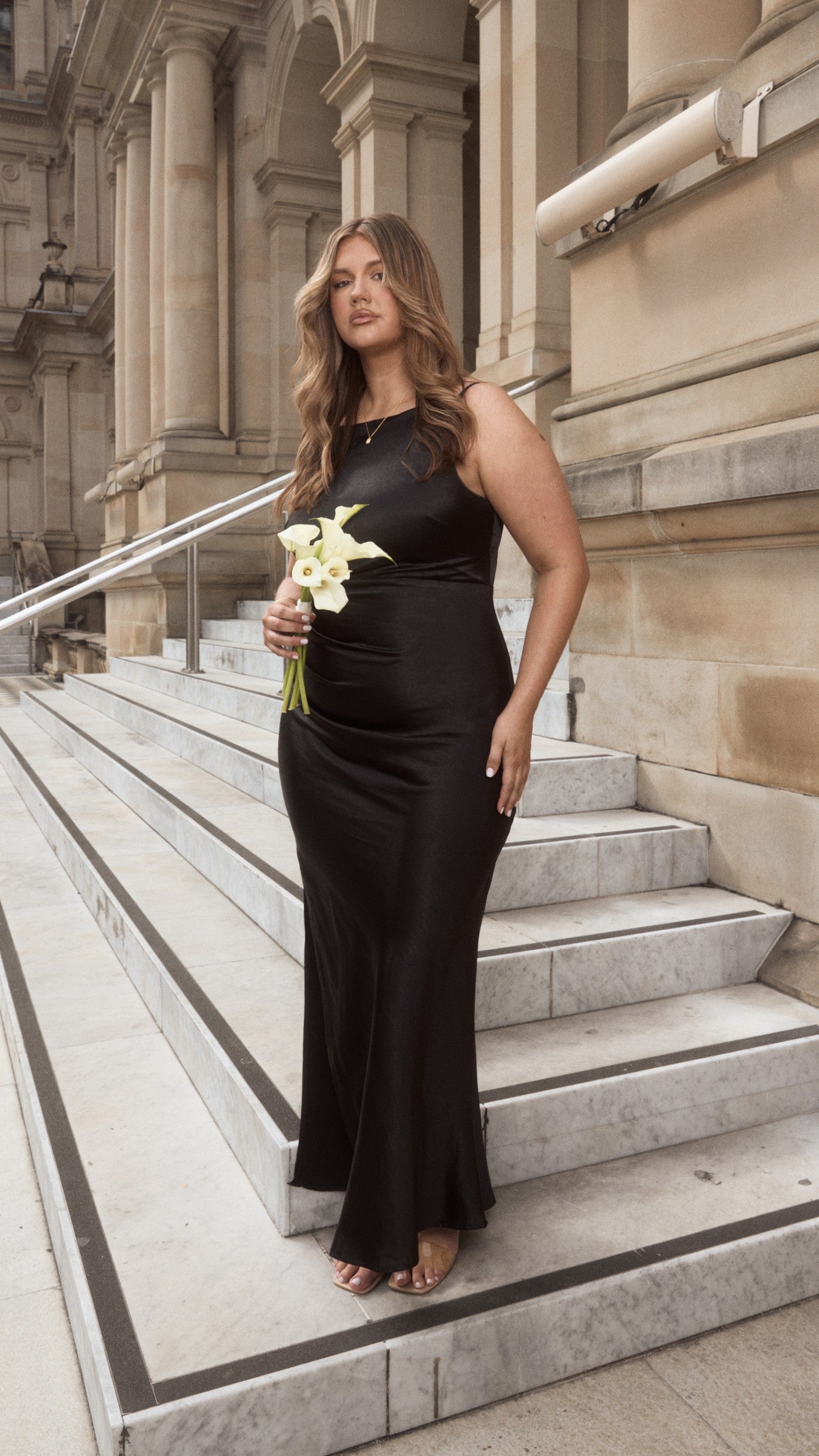 Ava Maxi Dress - Black