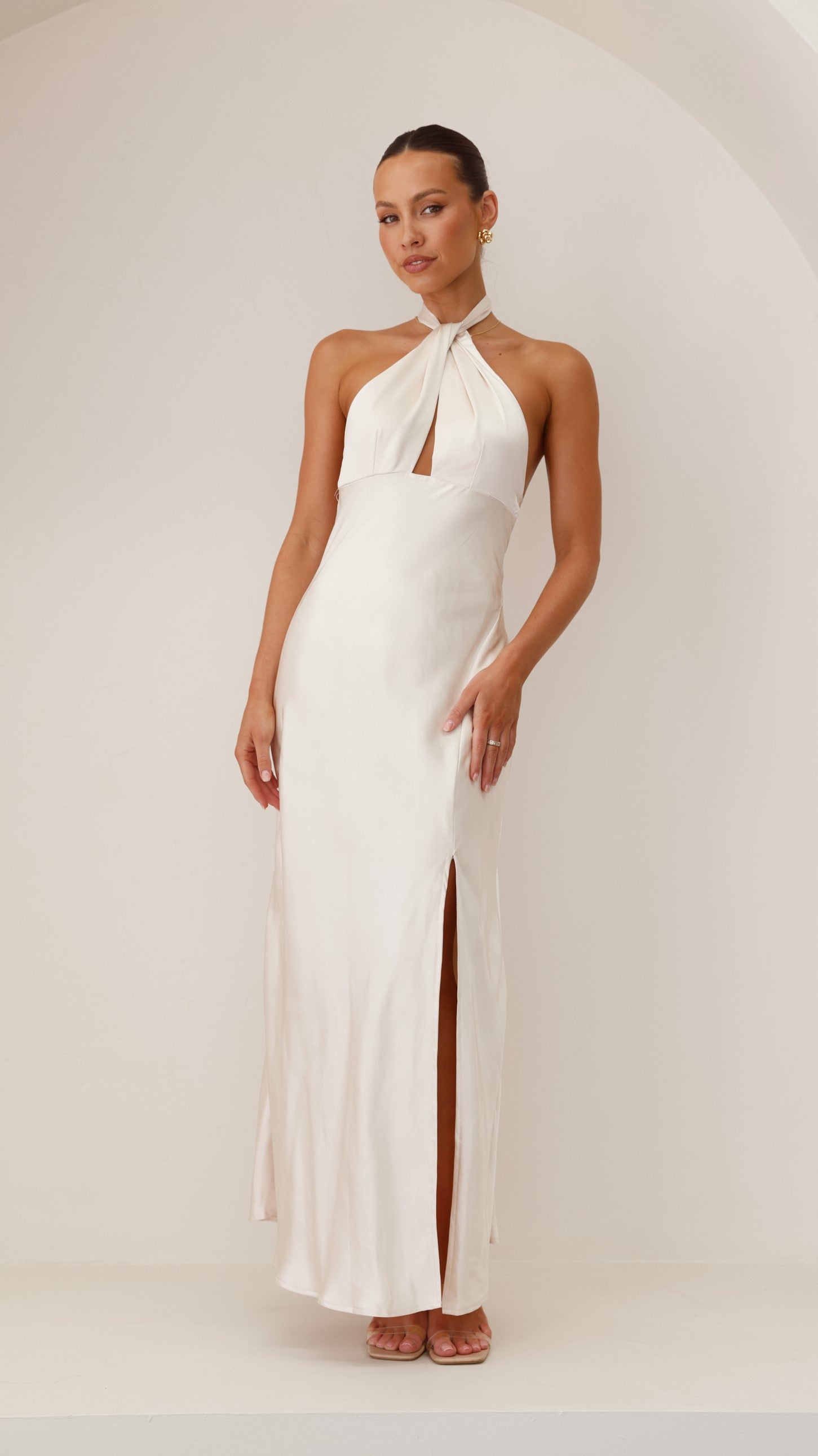 Amalia Maxi Dress - Champagne