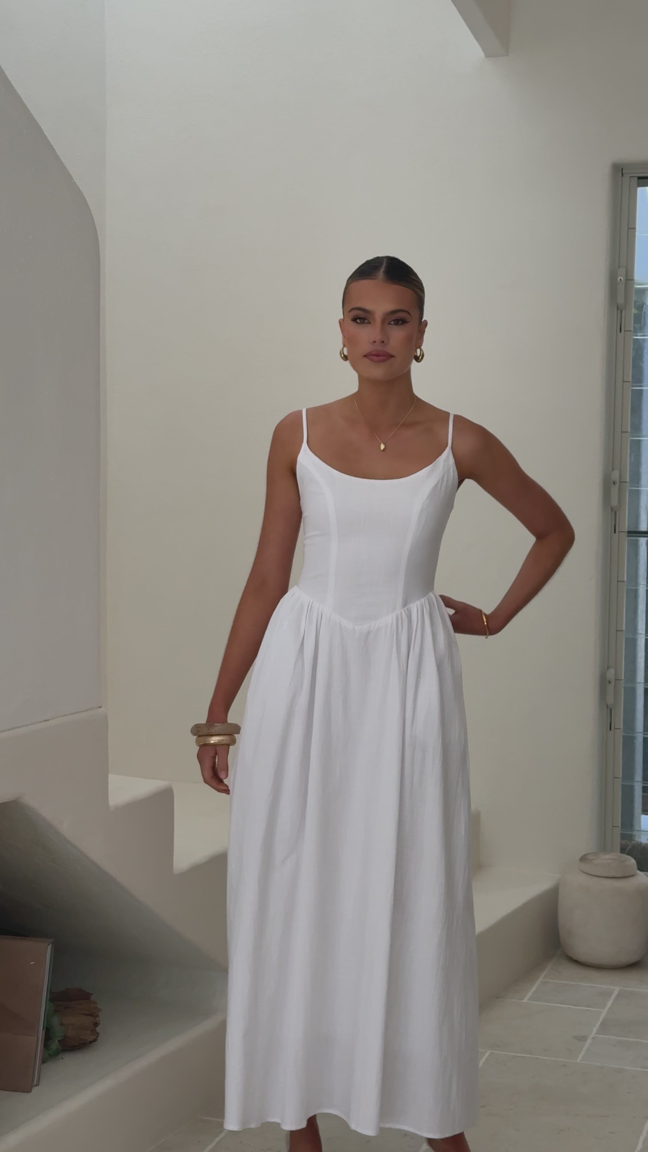 Laurelia Maxi Dress - White