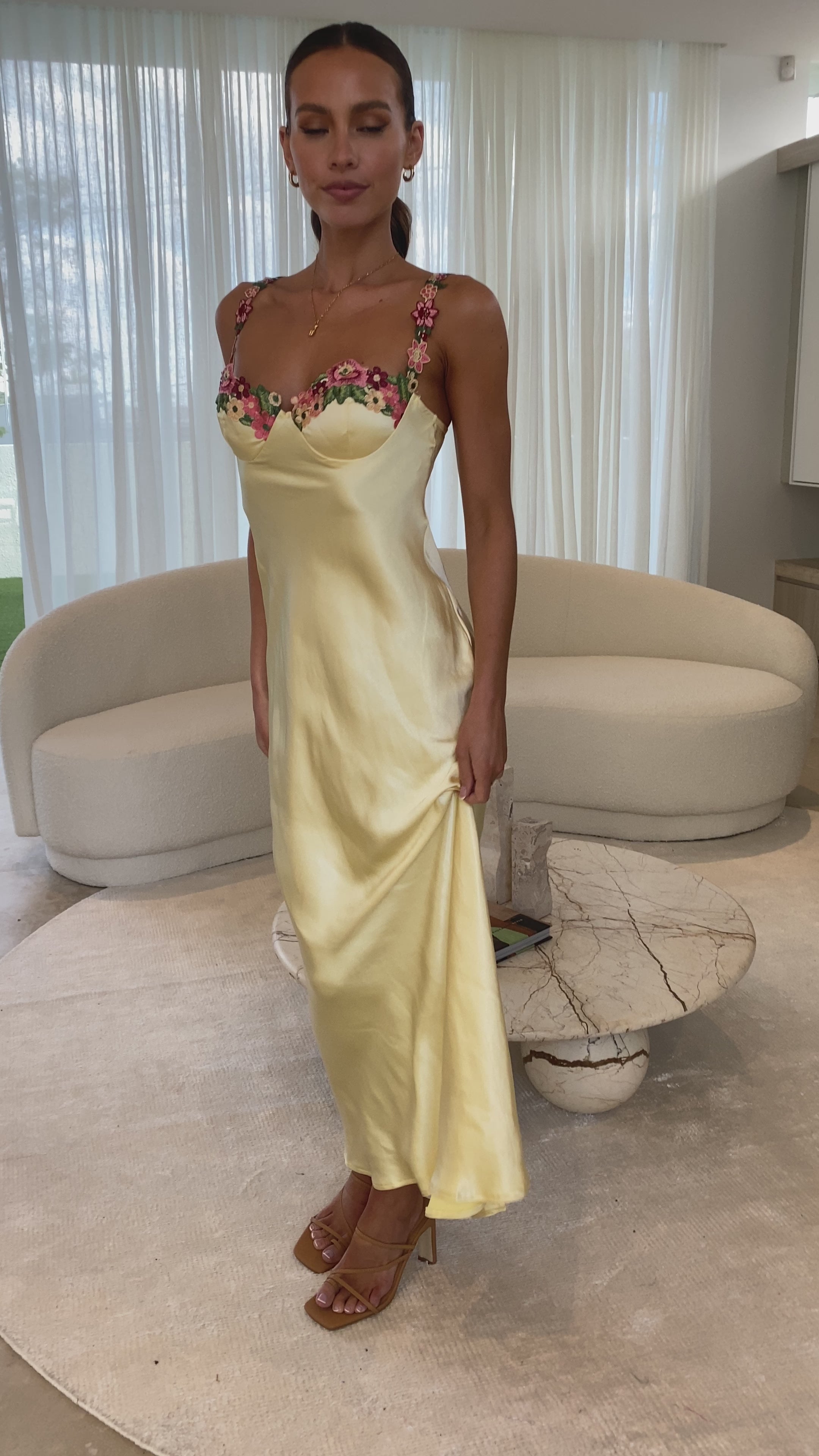Aurora Maxi Dress - Yellow