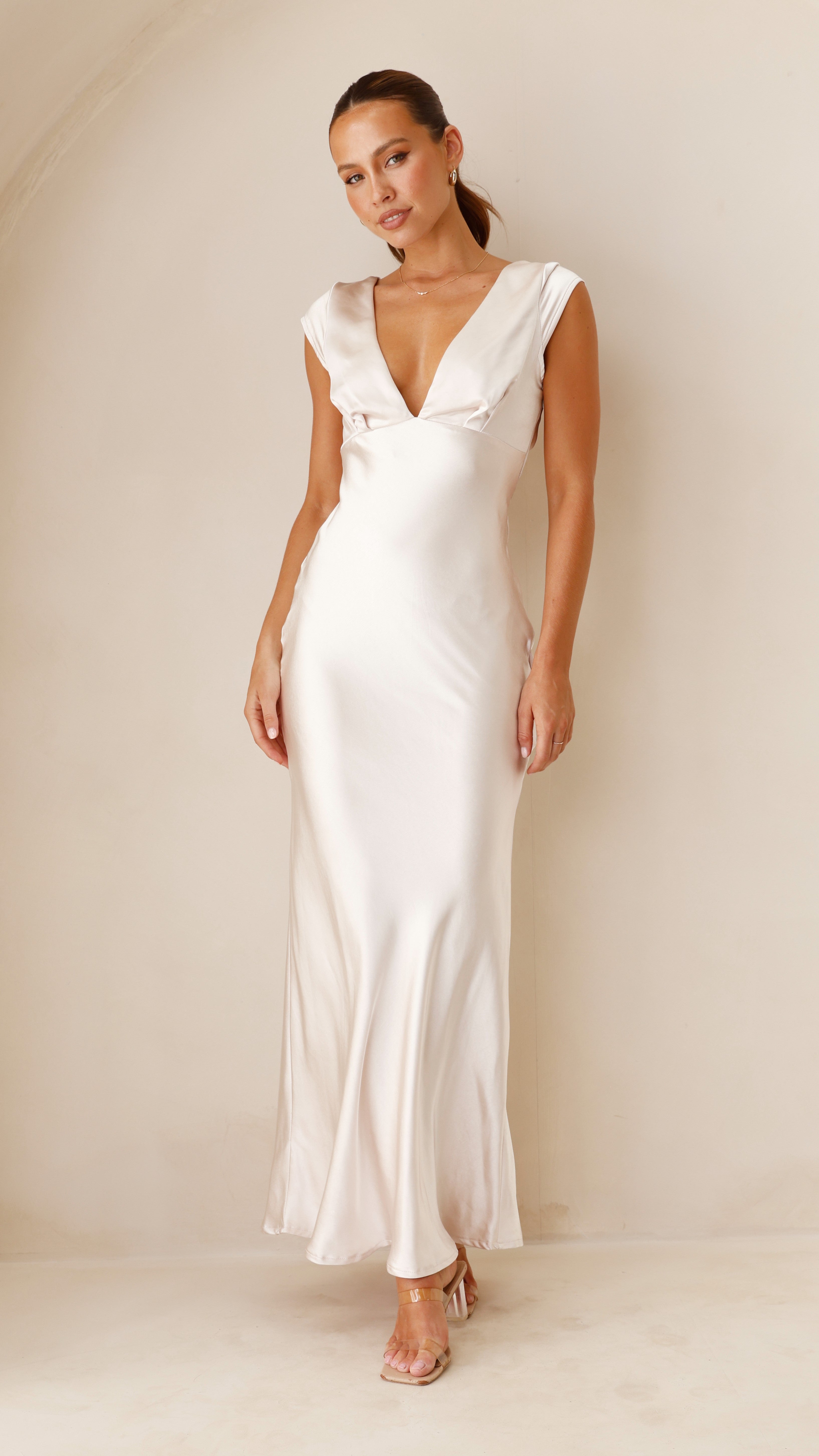 Amelia Maxi Dress - Champagne