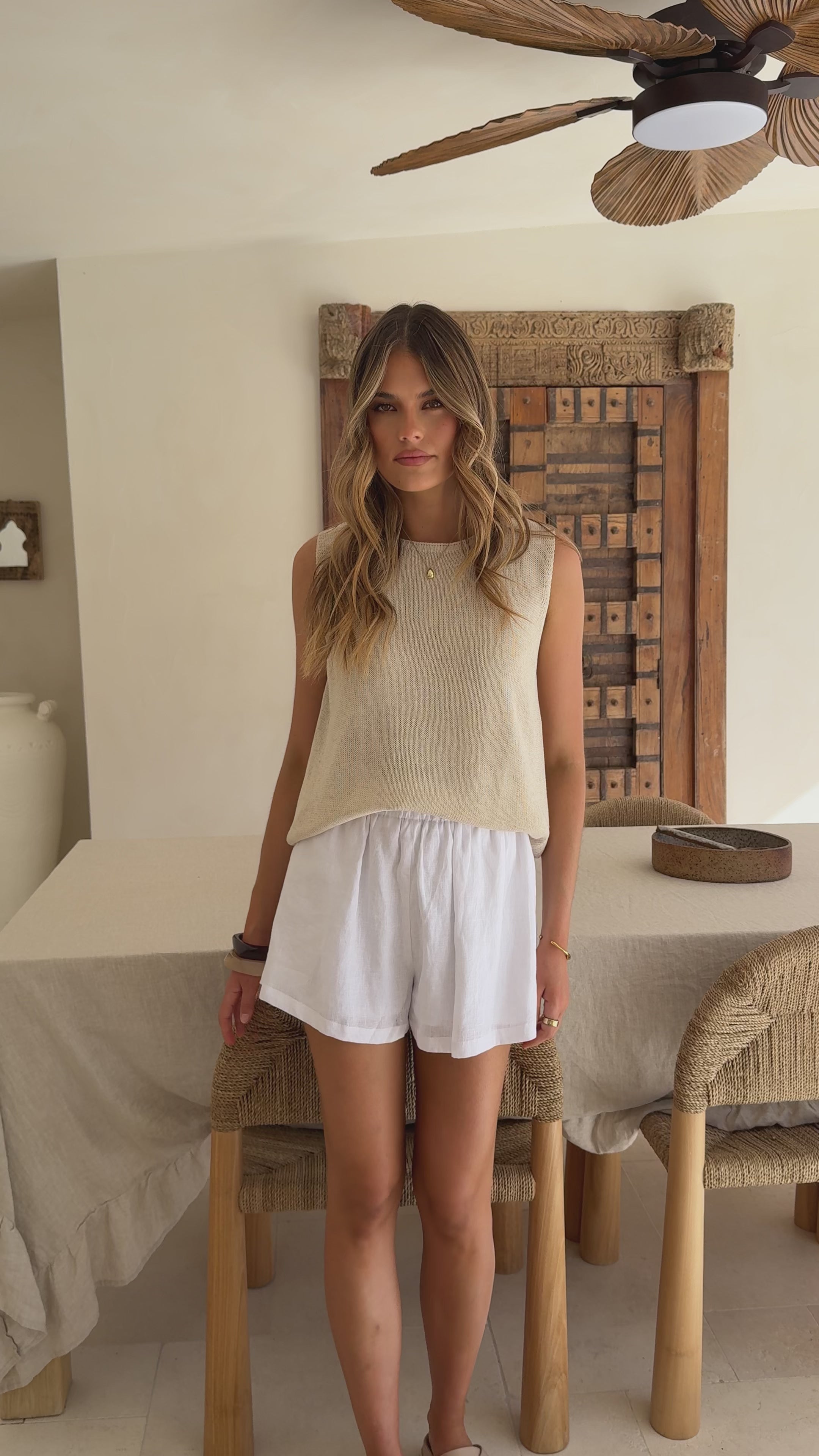 Fareeda Top - Natural