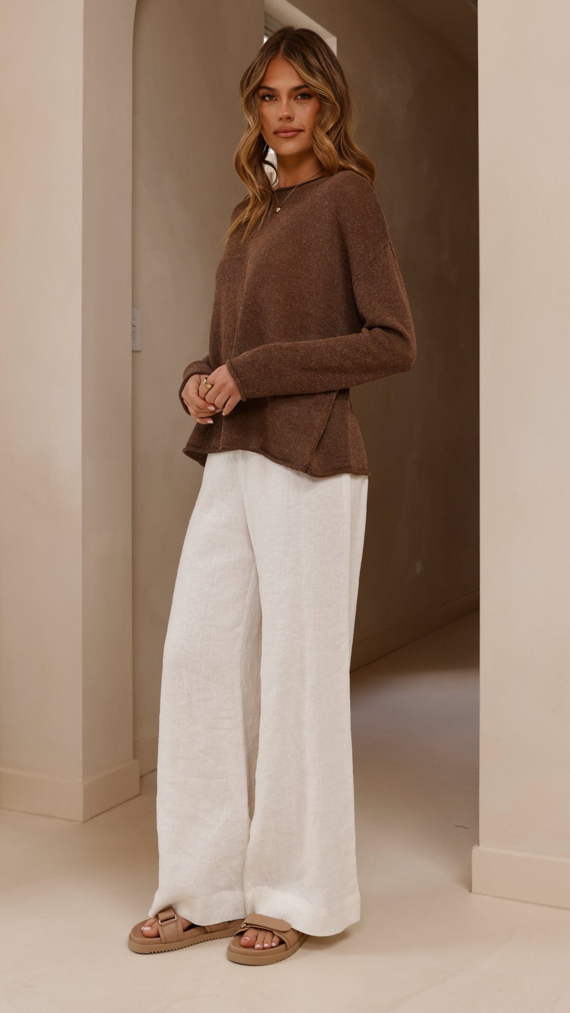 Lakoa Knit Top - Mocha