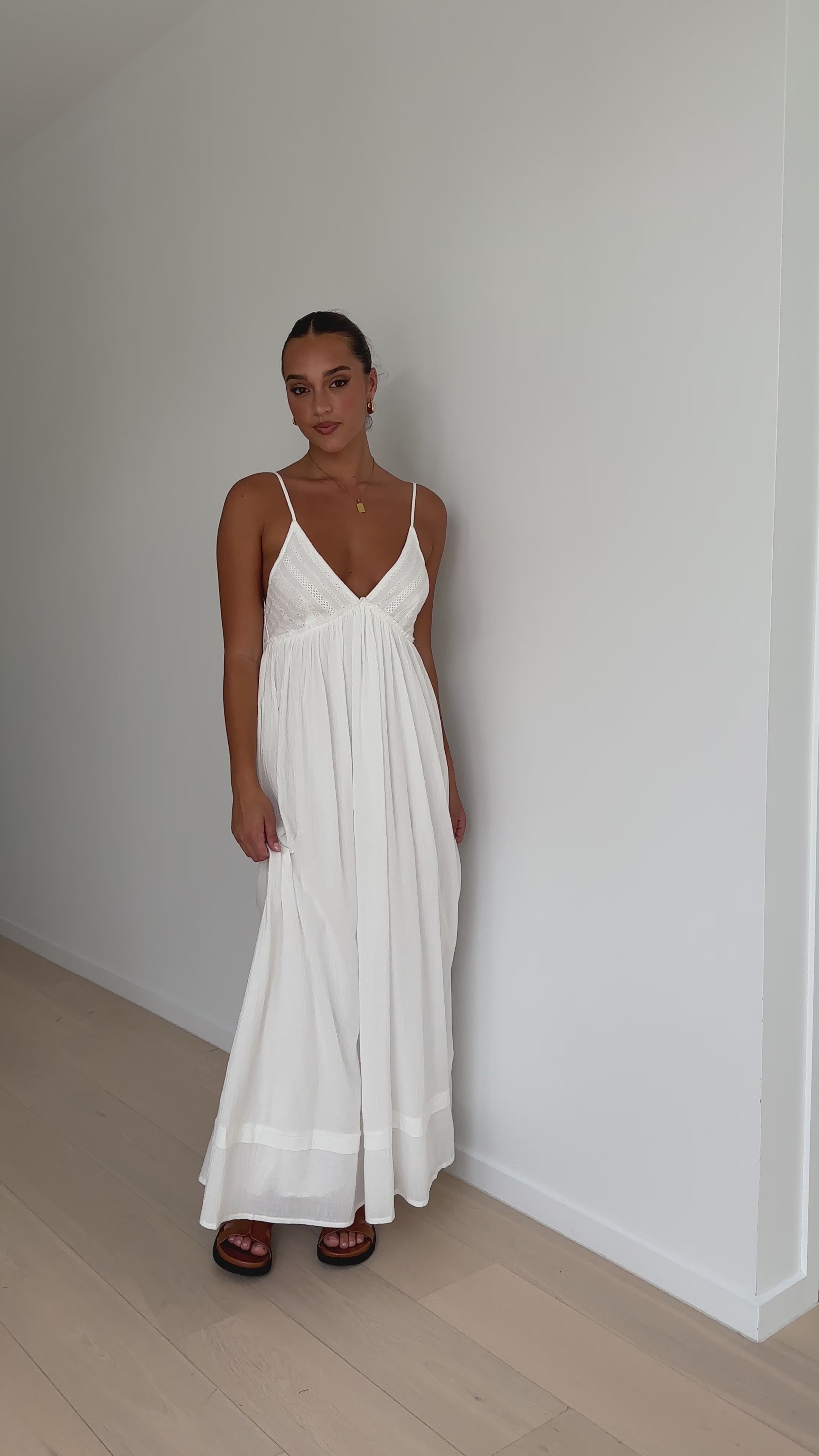 Elouise Maxi Dress - White