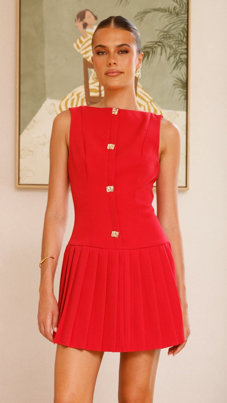 Vesperus Mini Dress - Red