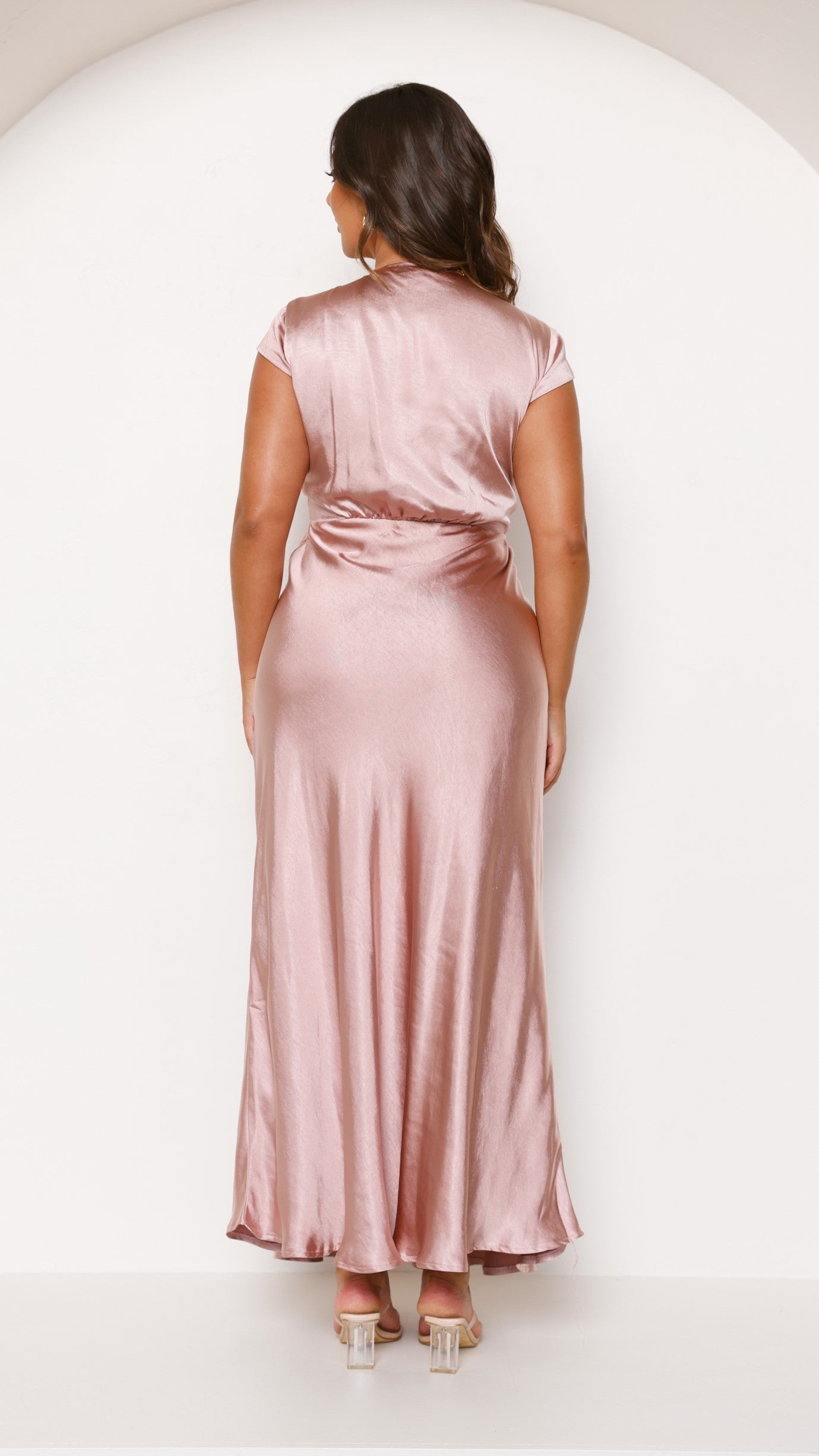 Selma Maxi Dress - Dusty Pink