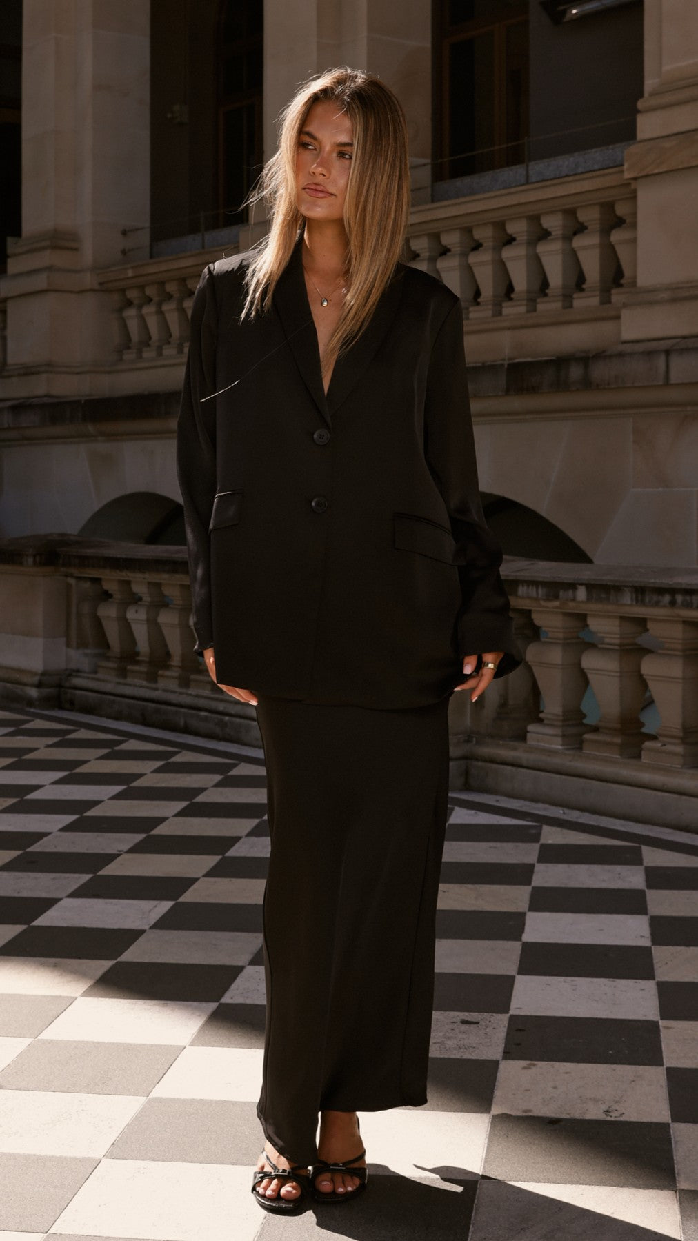 Mila Maxi Skirt - Black