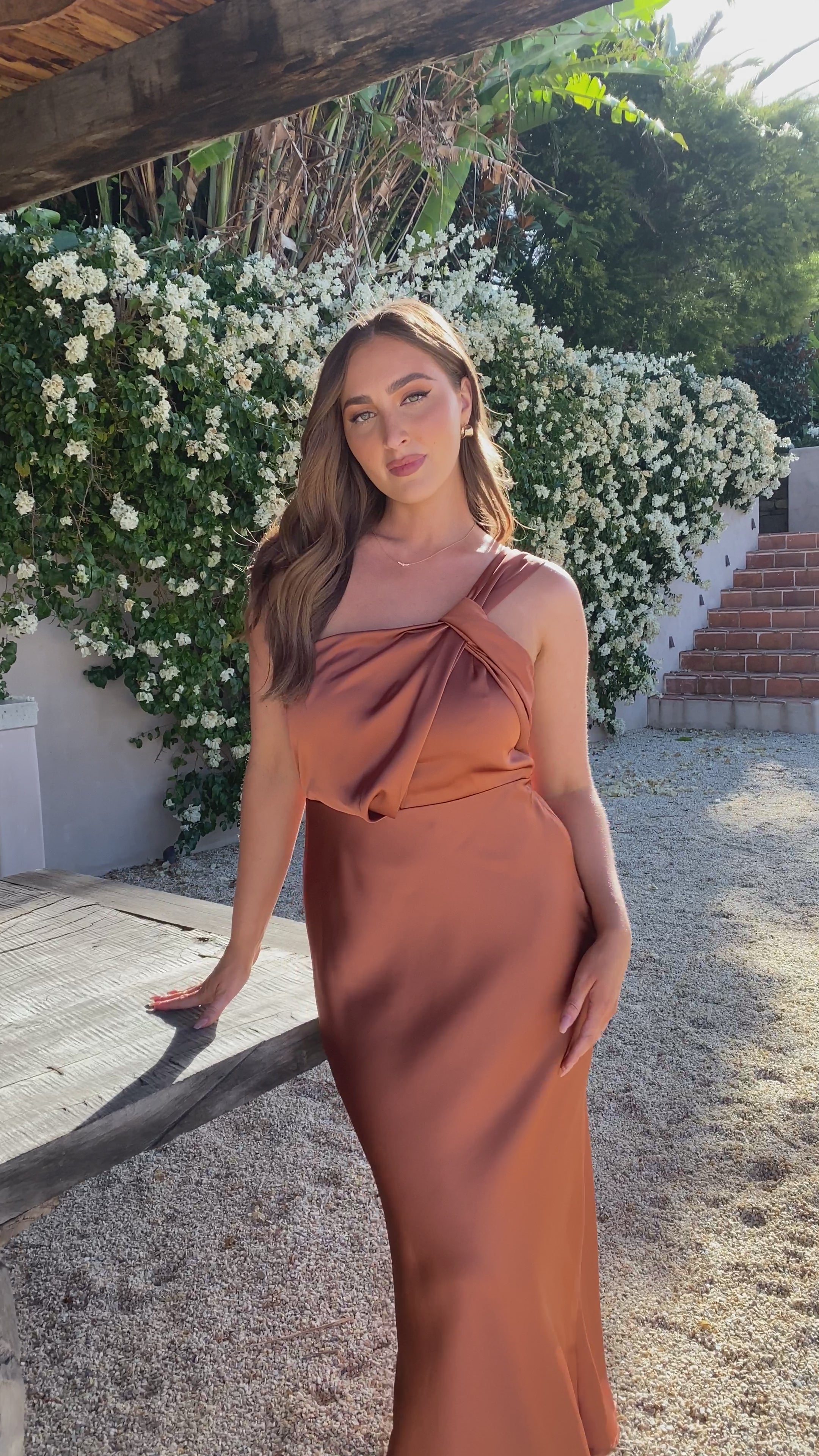 Greta Maxi Dress - Copper