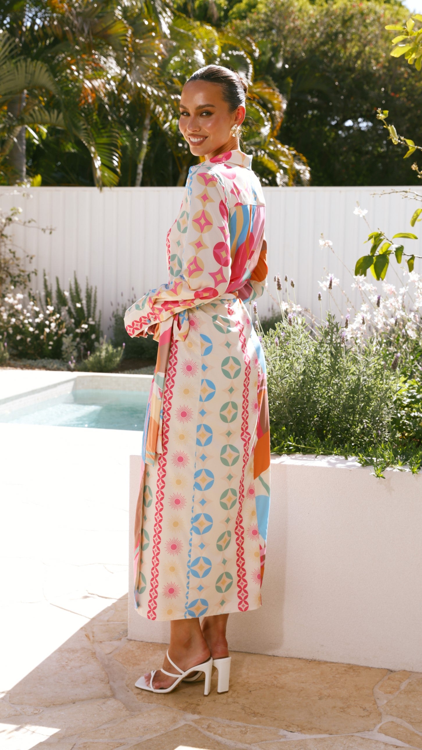 Pascale Long Sleeve Top - Lelani Print