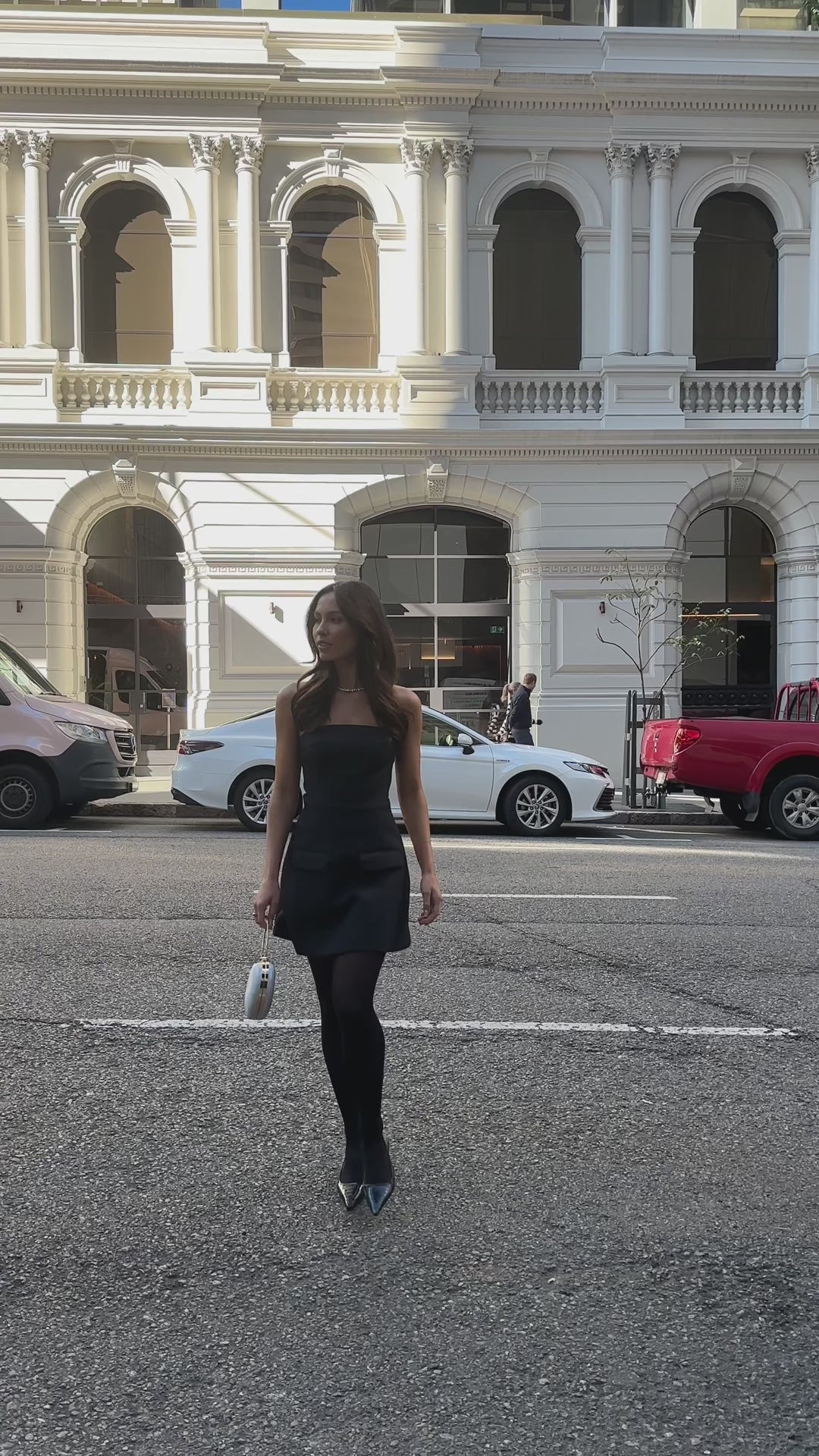 Naomi Mini Dress - Black