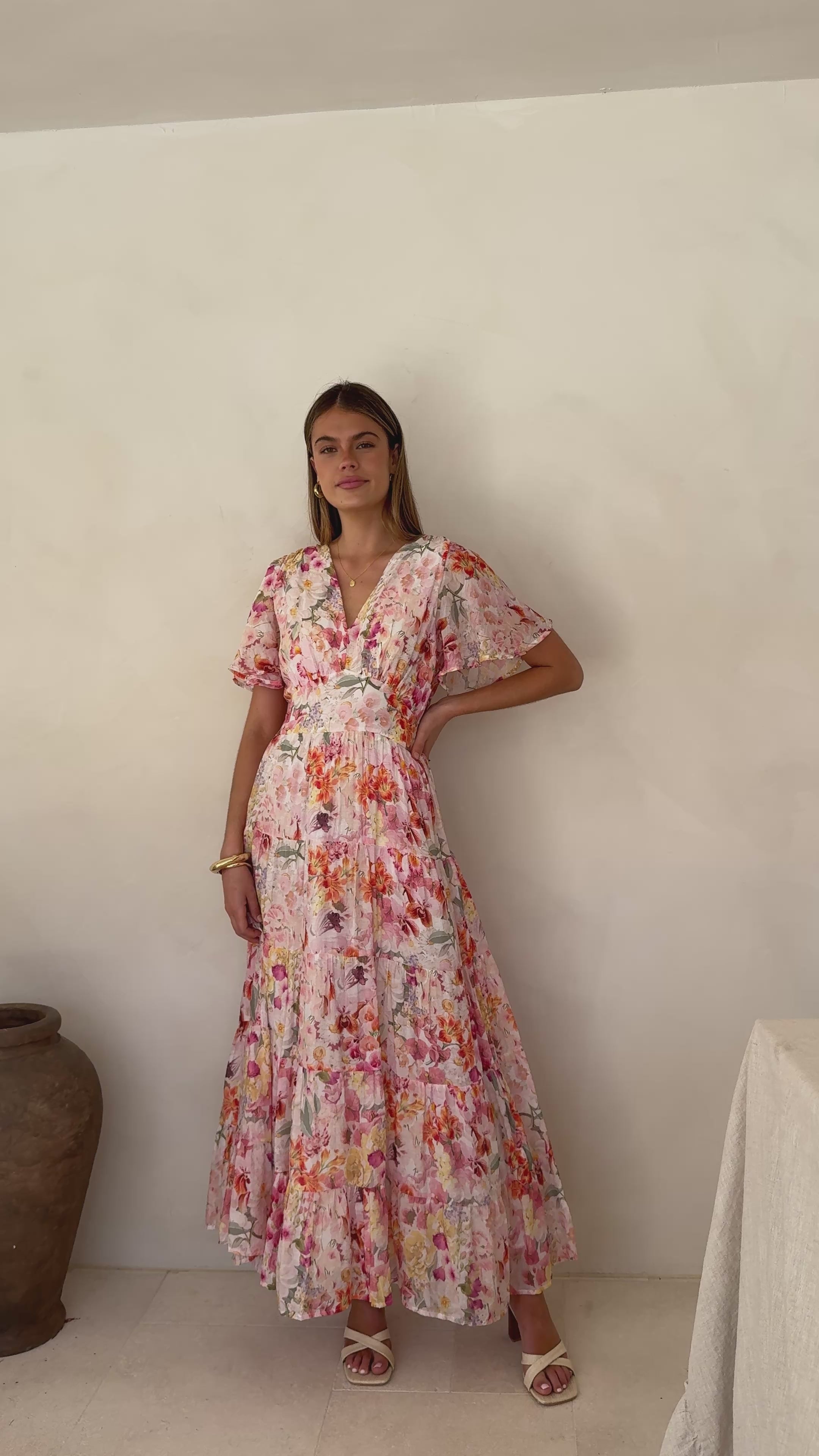 Jana Maxi Dress - Spring Floral