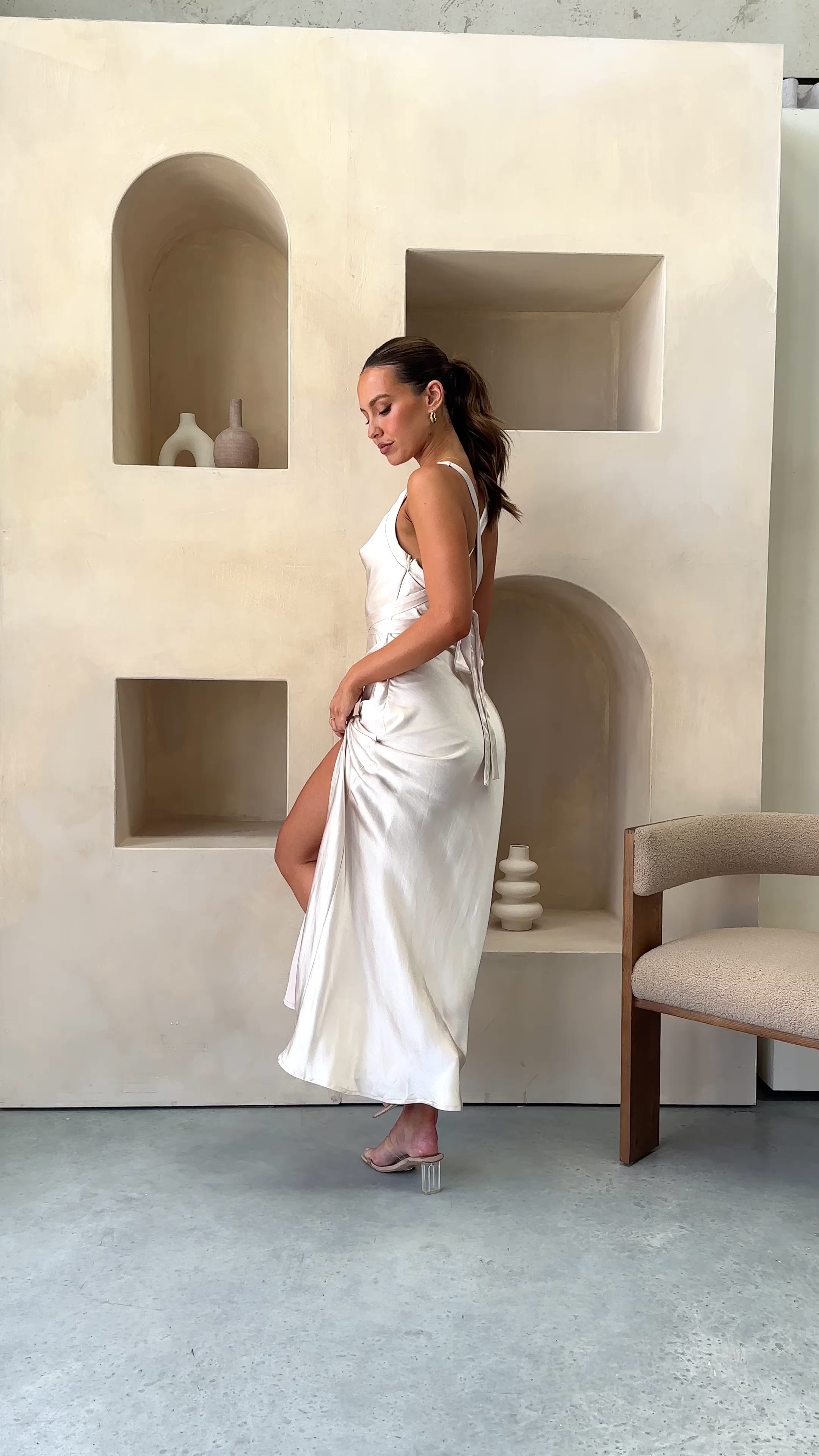 Zendaya Maxi Dress - Champagne