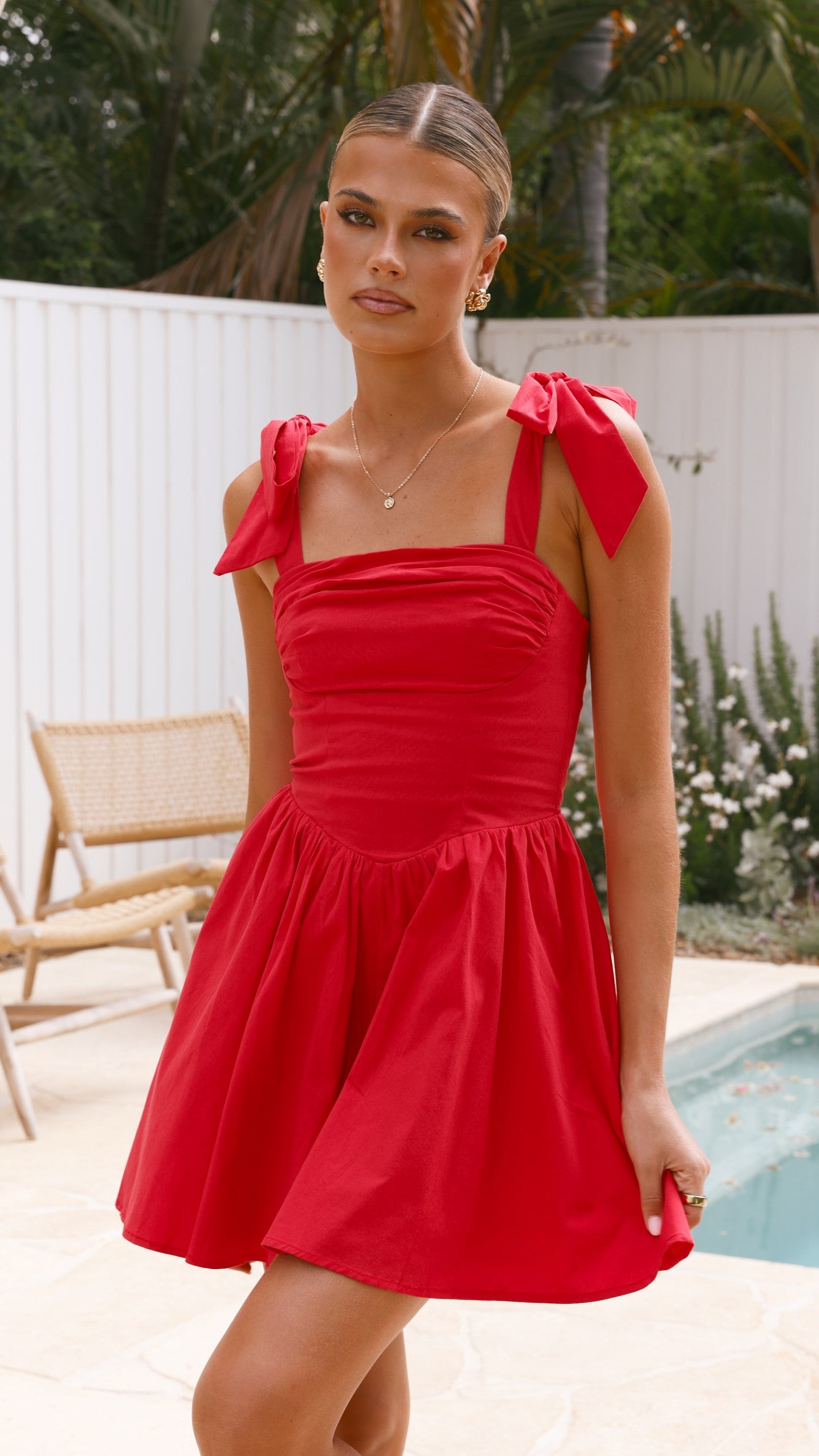 Haisley Mini Dress - Red