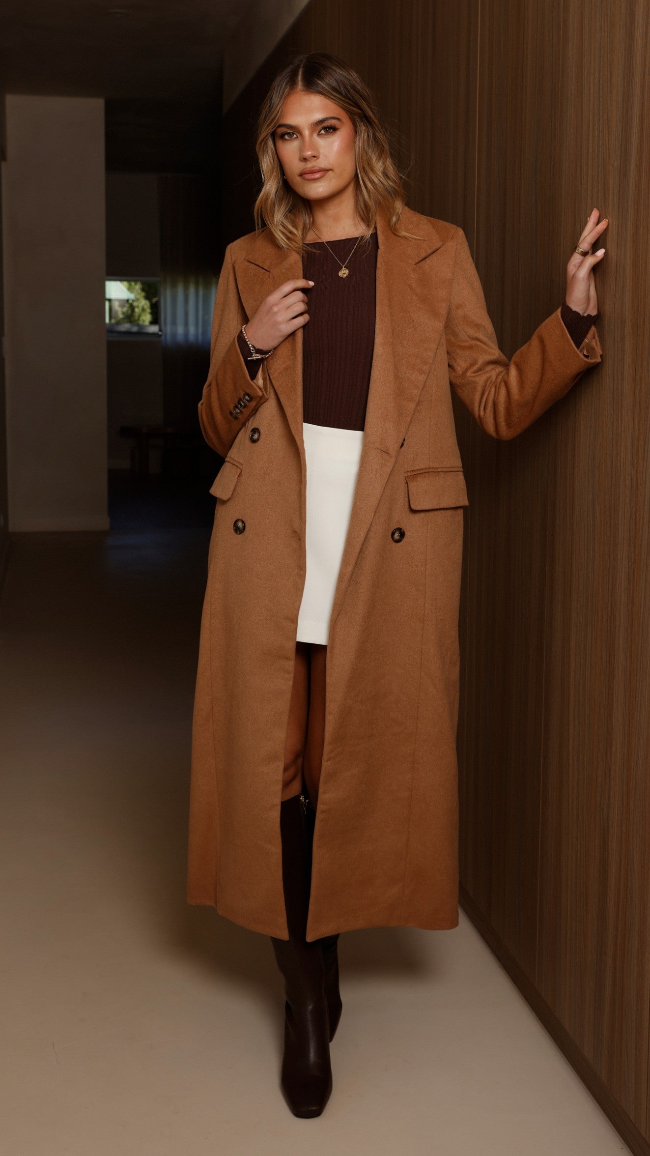 MVN - Lost In New York Coat - Camel