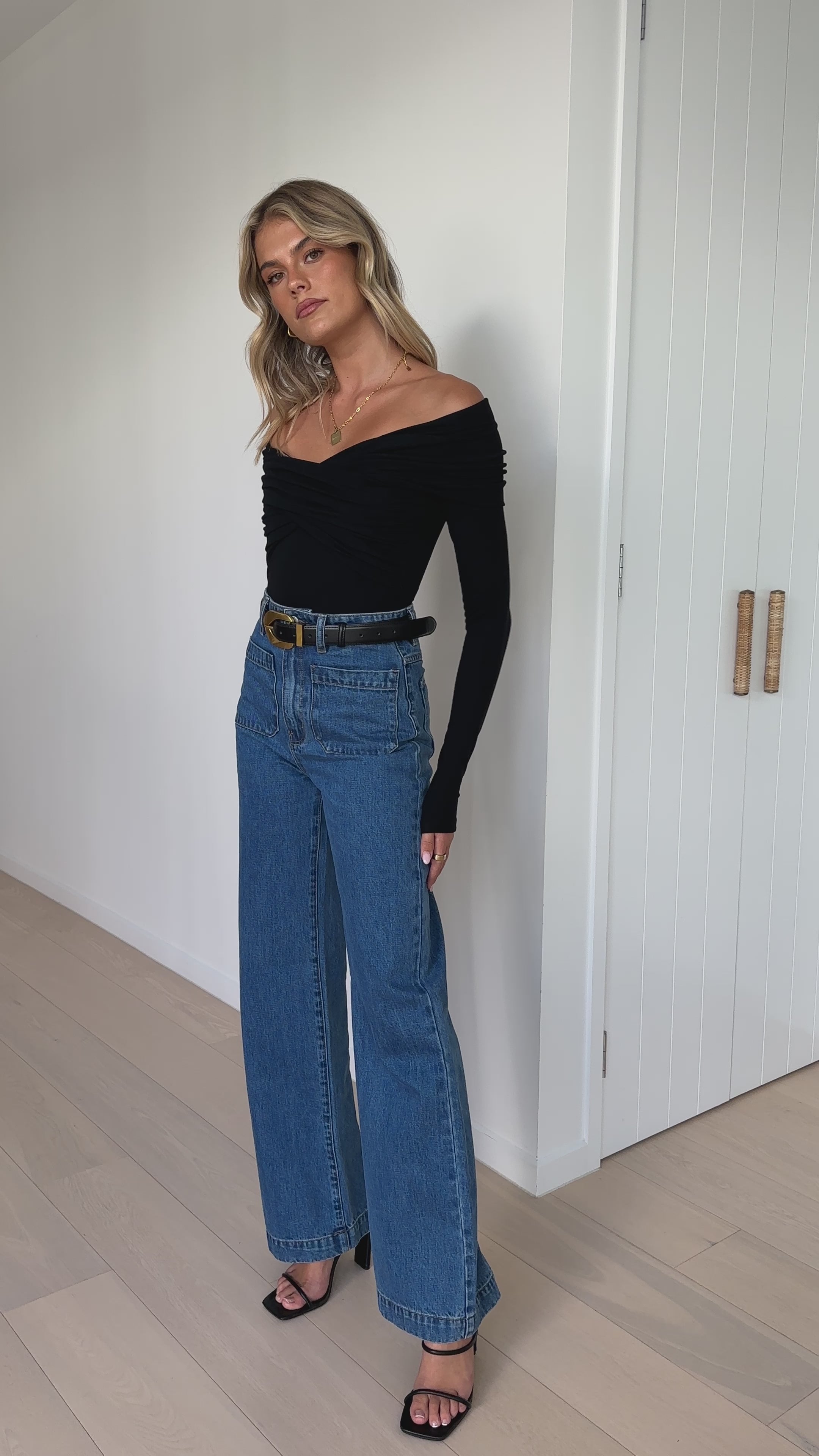 Sandrine Bodysuit - Black