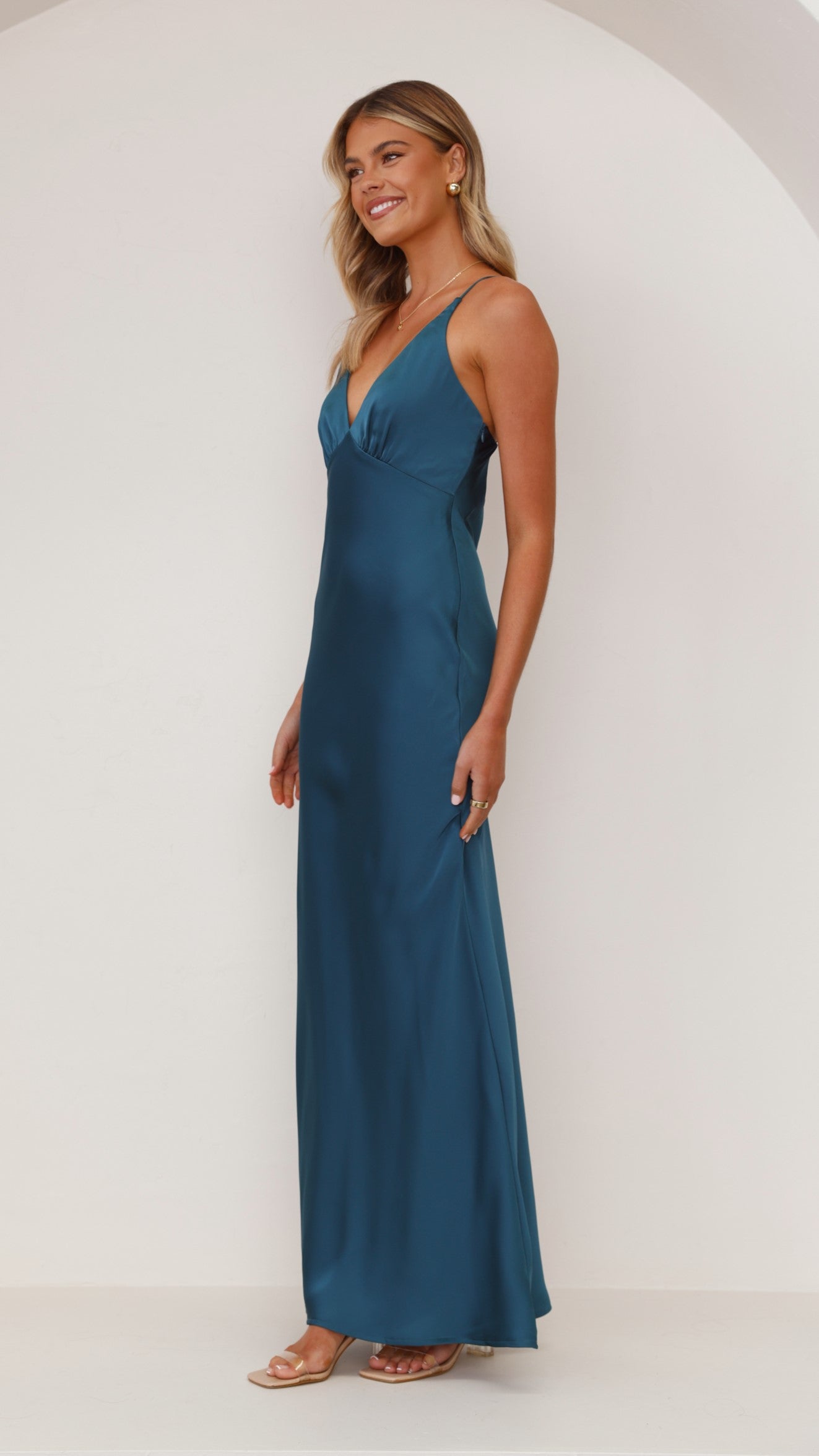 Ziah Maxi Dress - Teal