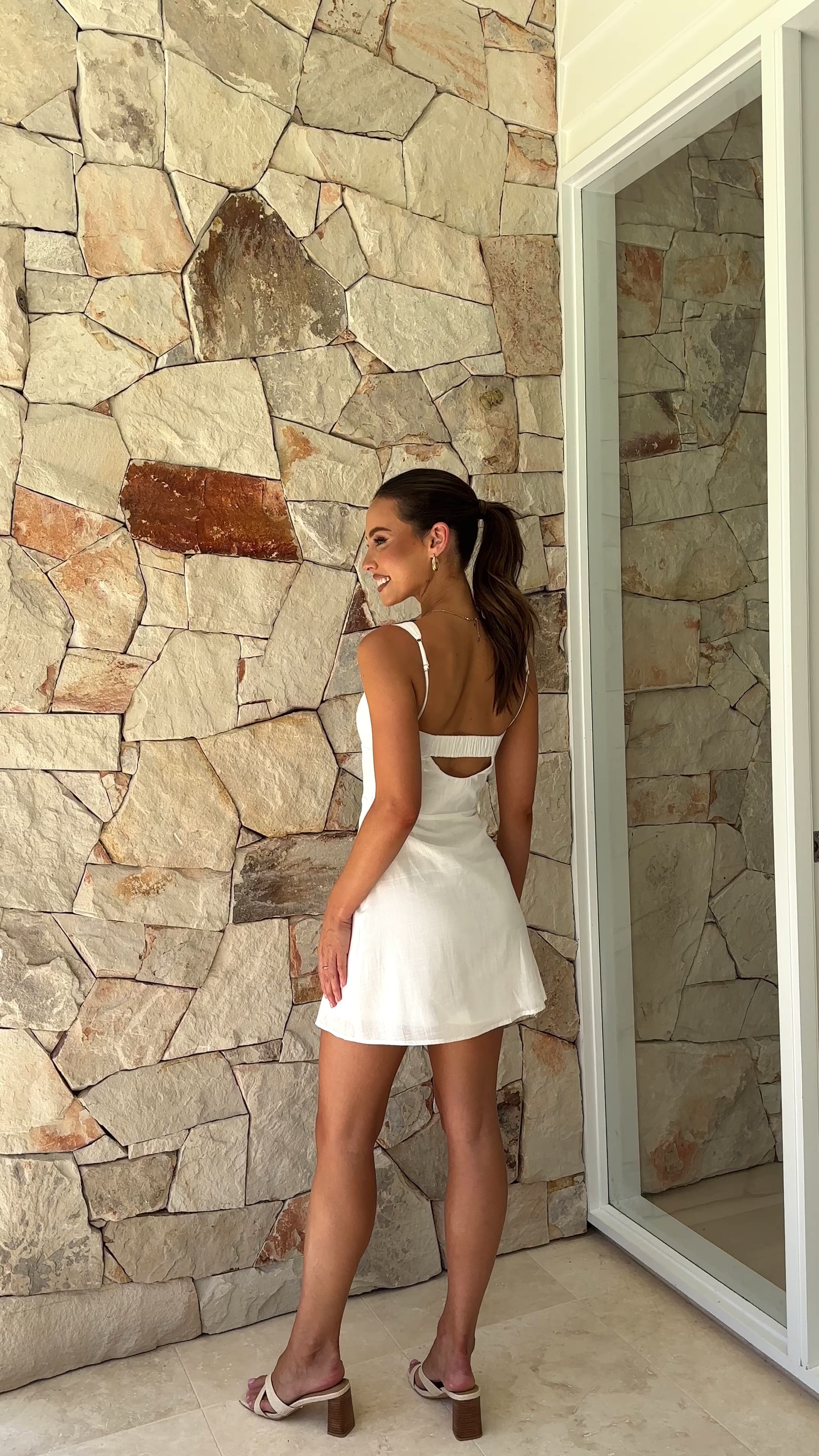 Nadalia Mini Dress - White