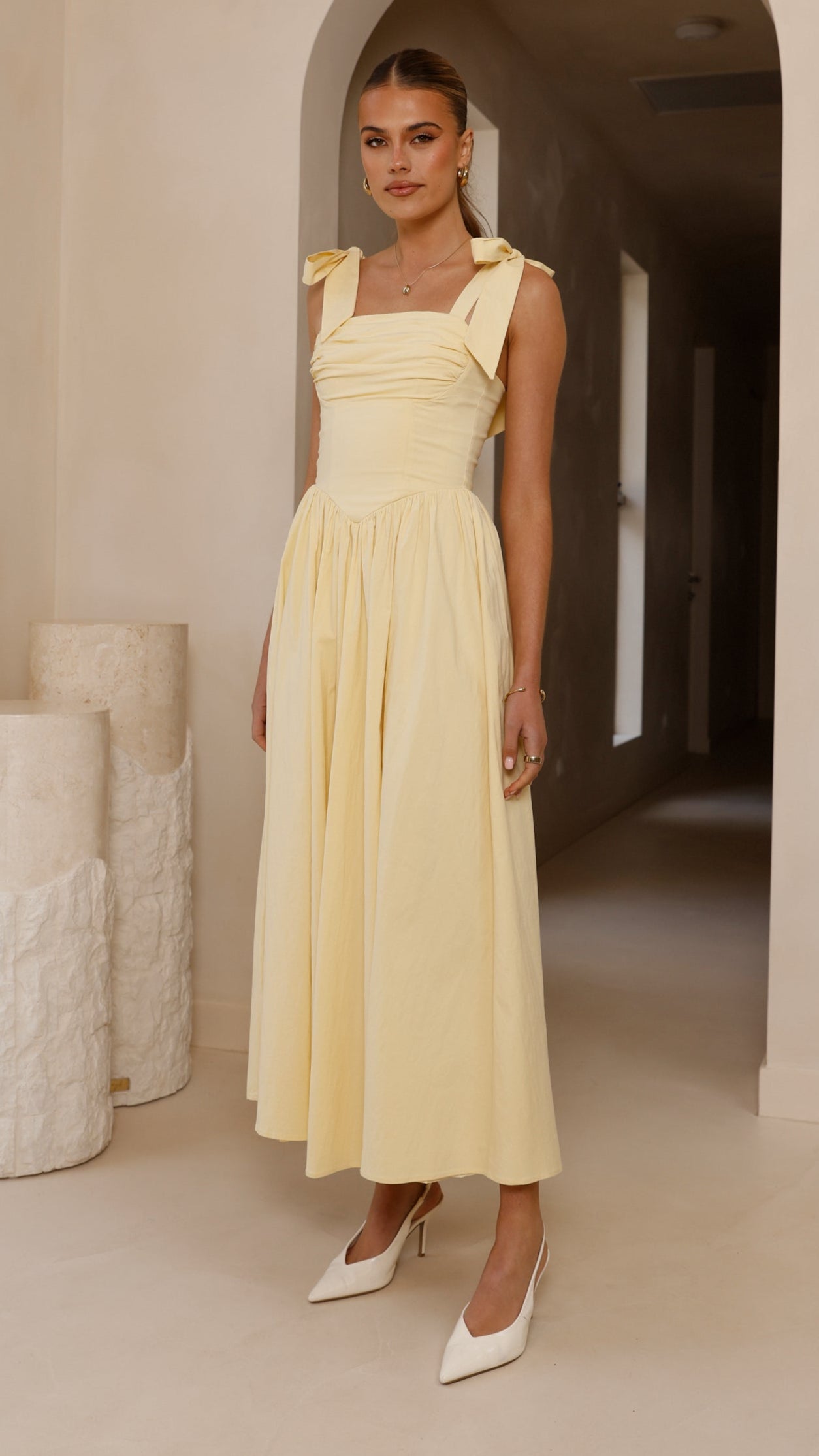 Haisley Maxi Dress - Yellow