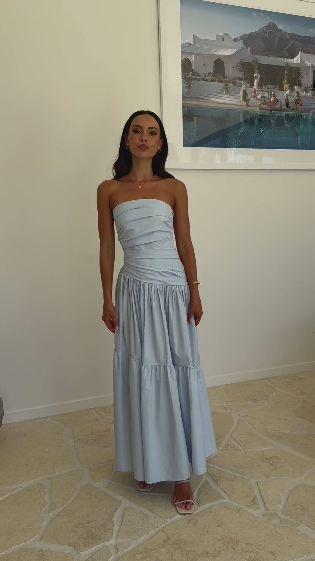Lola Maxi Dress - Blue
