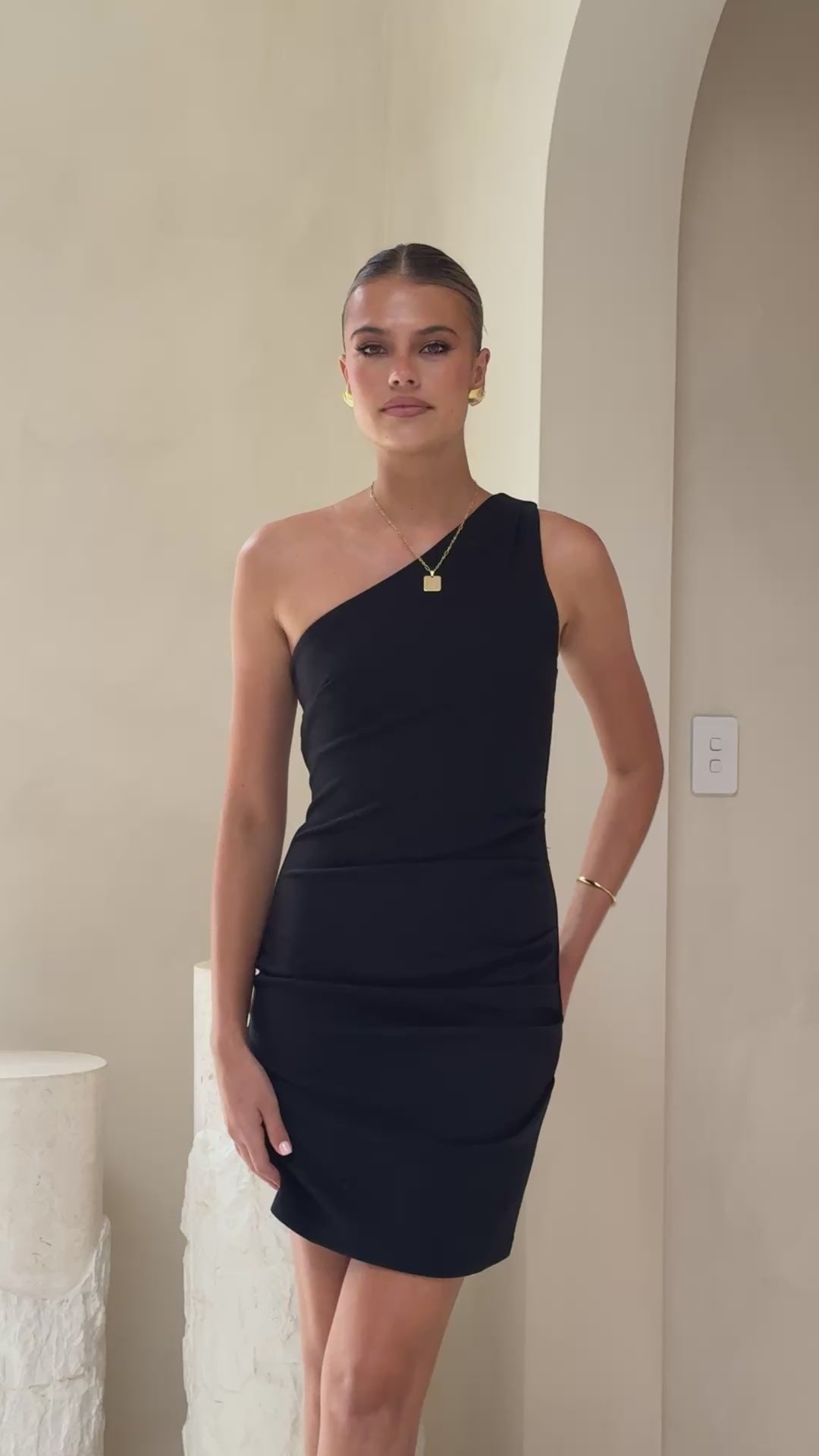 Rachael Mini Dress - Black