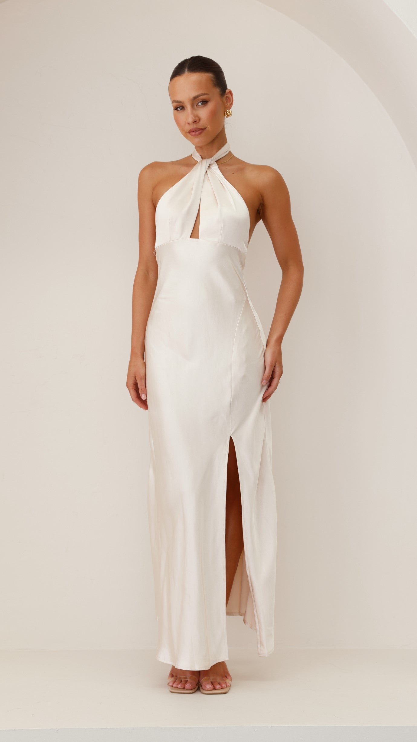 Amalia Maxi Dress - Champagne