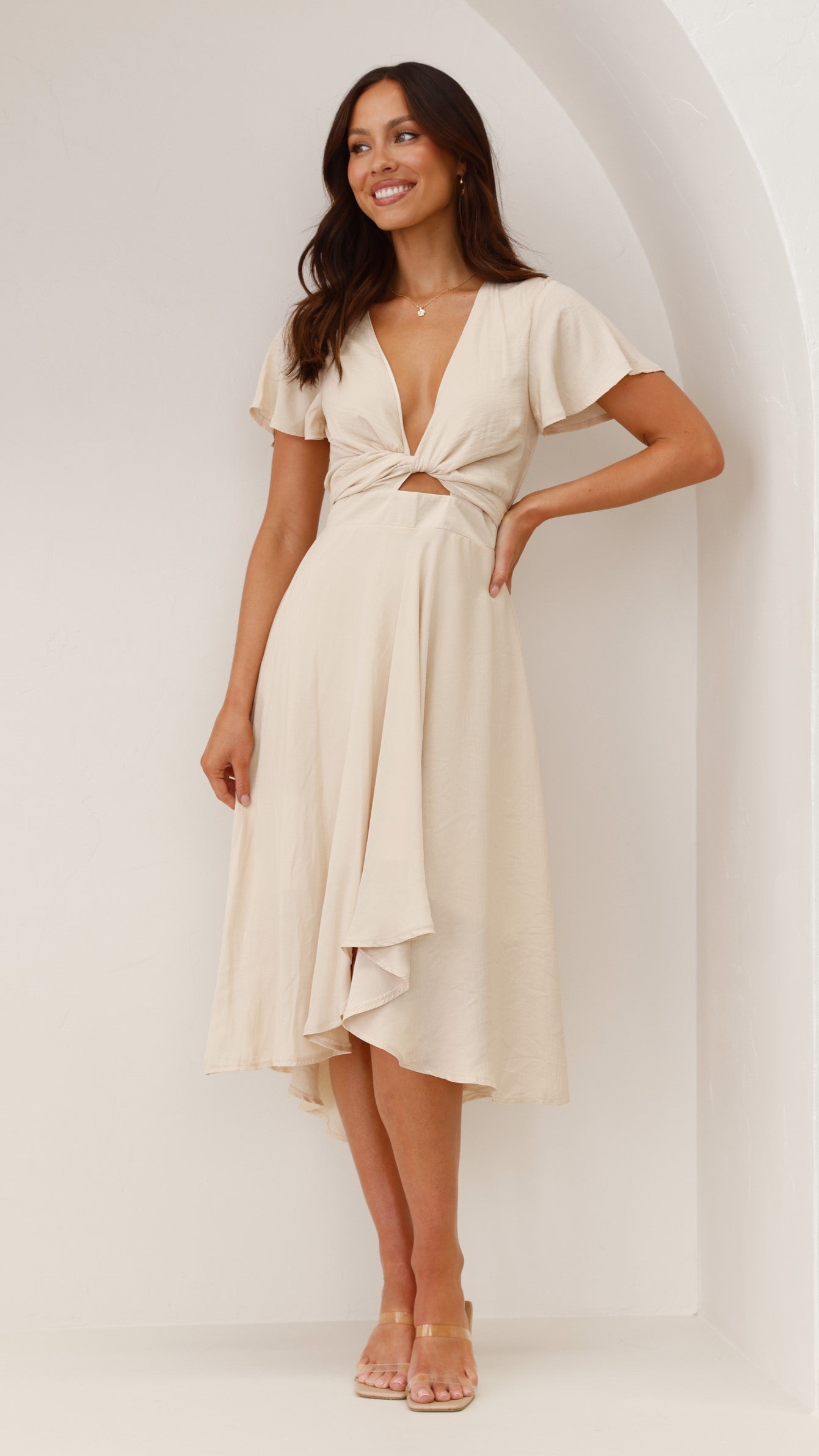 Sunny Daze Dress - Champagne