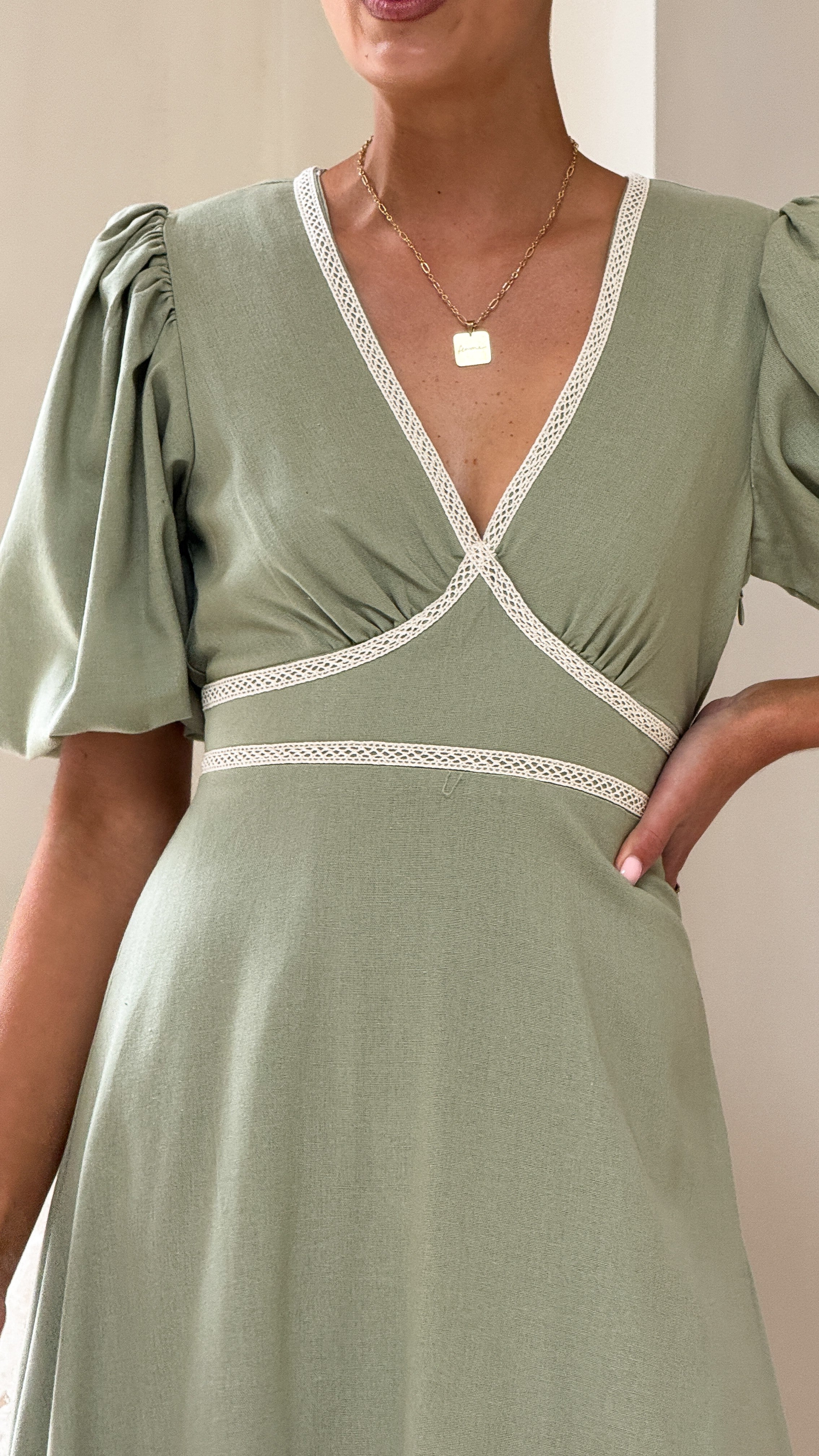 Nakisha Maxi Dress - Sage
