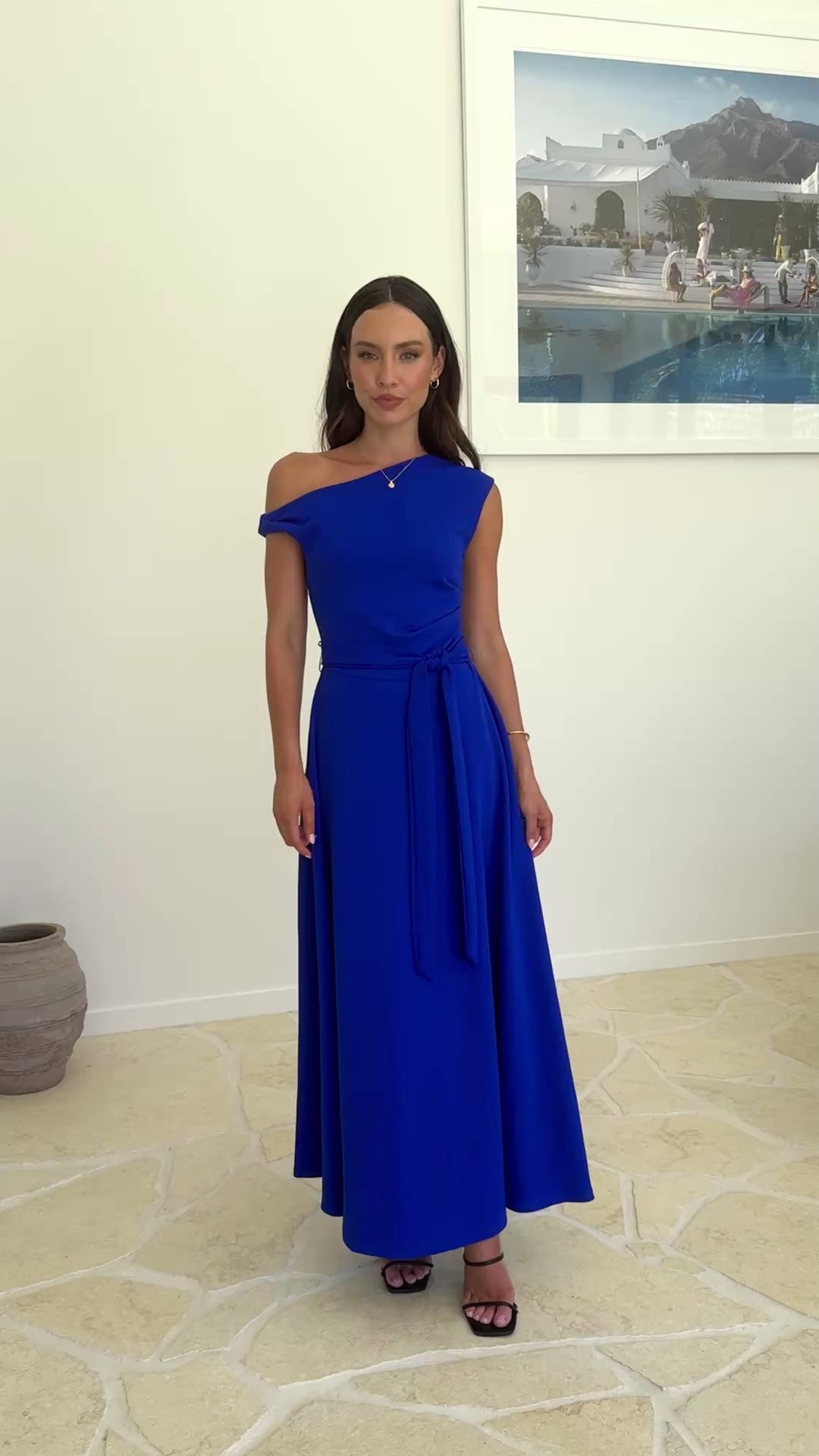 Gemma Maxi Dress - Cobalt