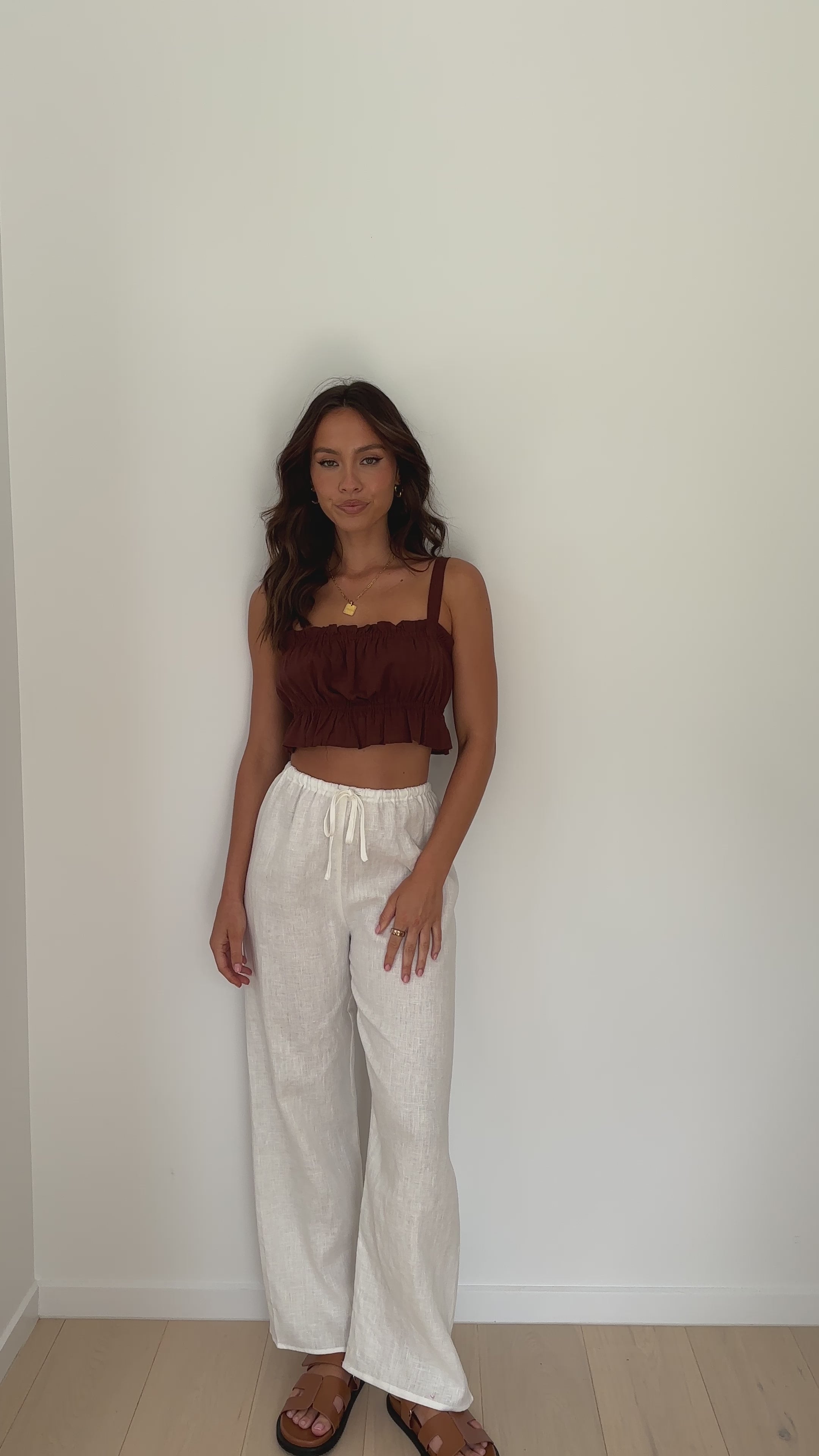 Maliena Pants - White