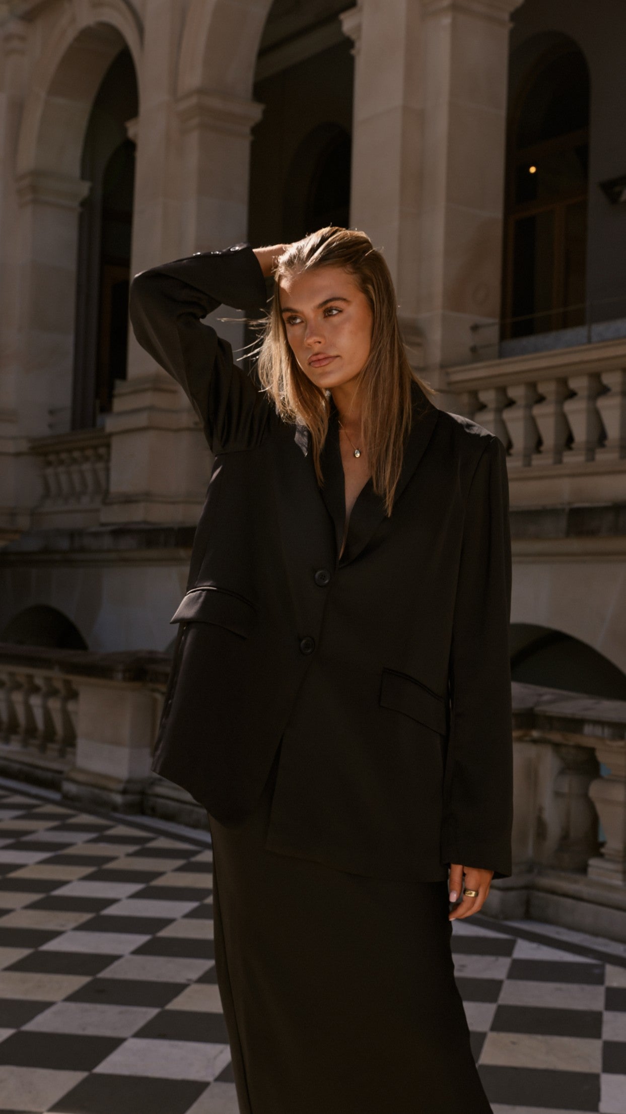 Mila Maxi Skirt - Black