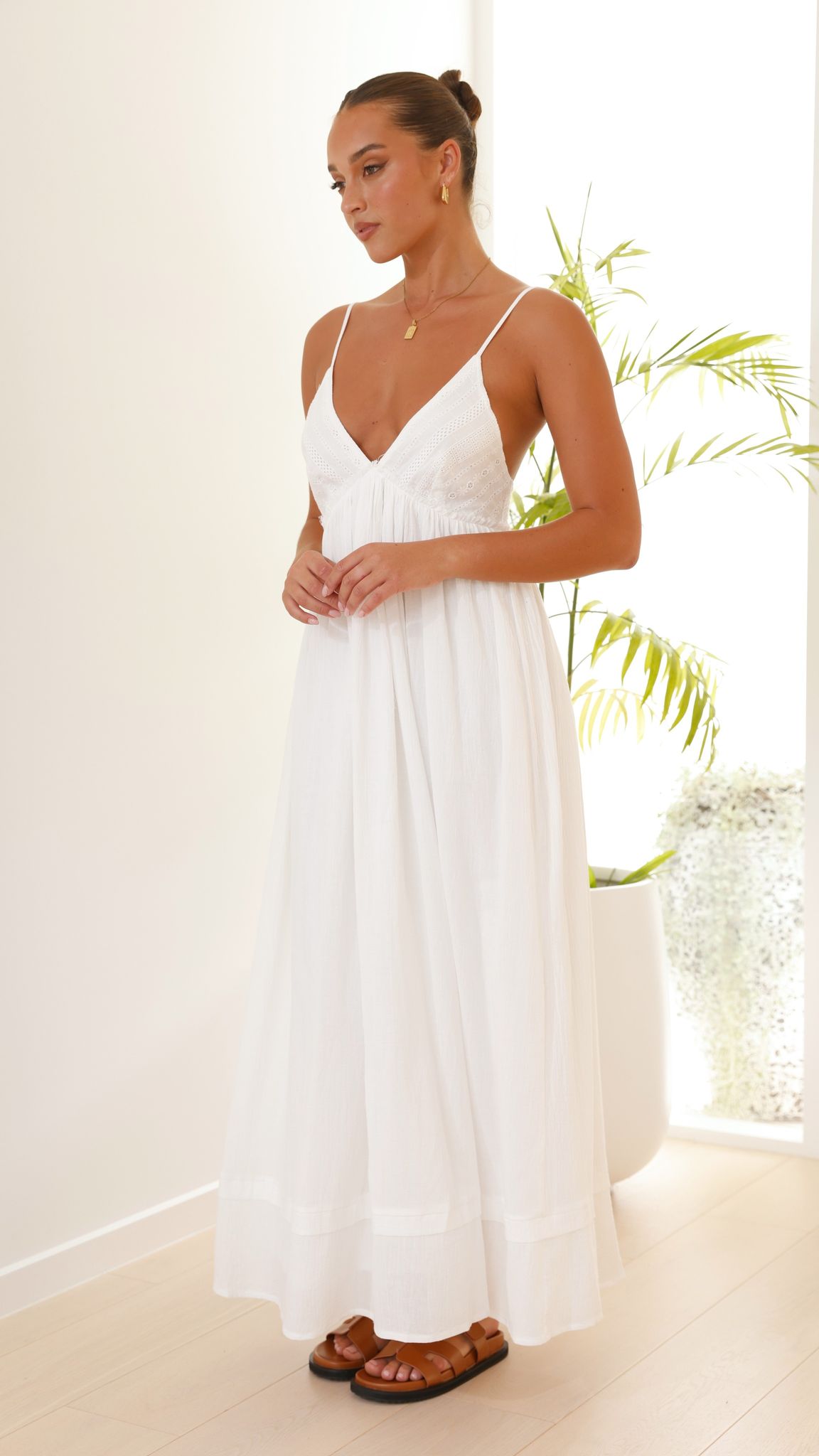 Elouise Maxi Dress - White