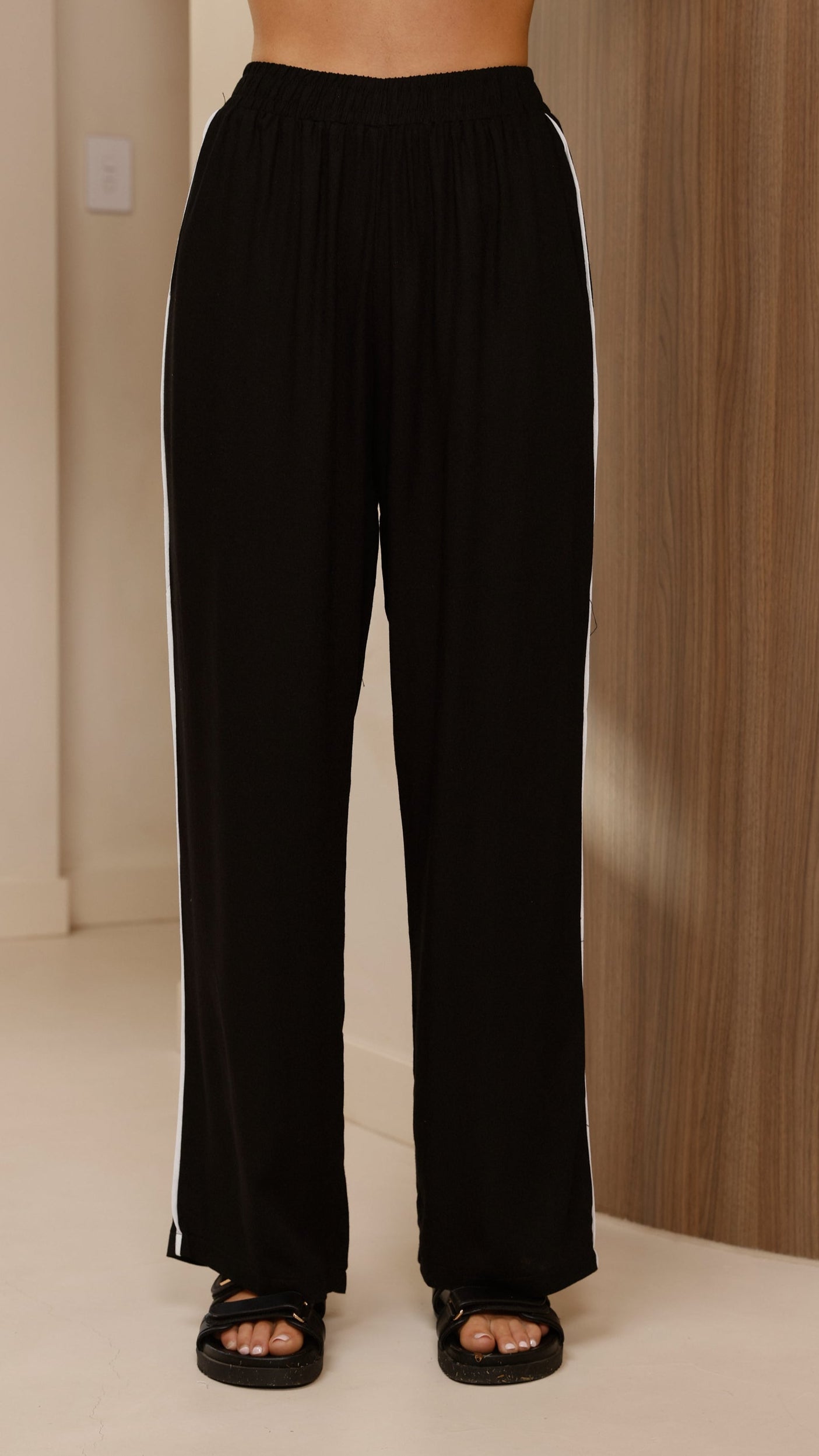 Hartley Pants - Black / White