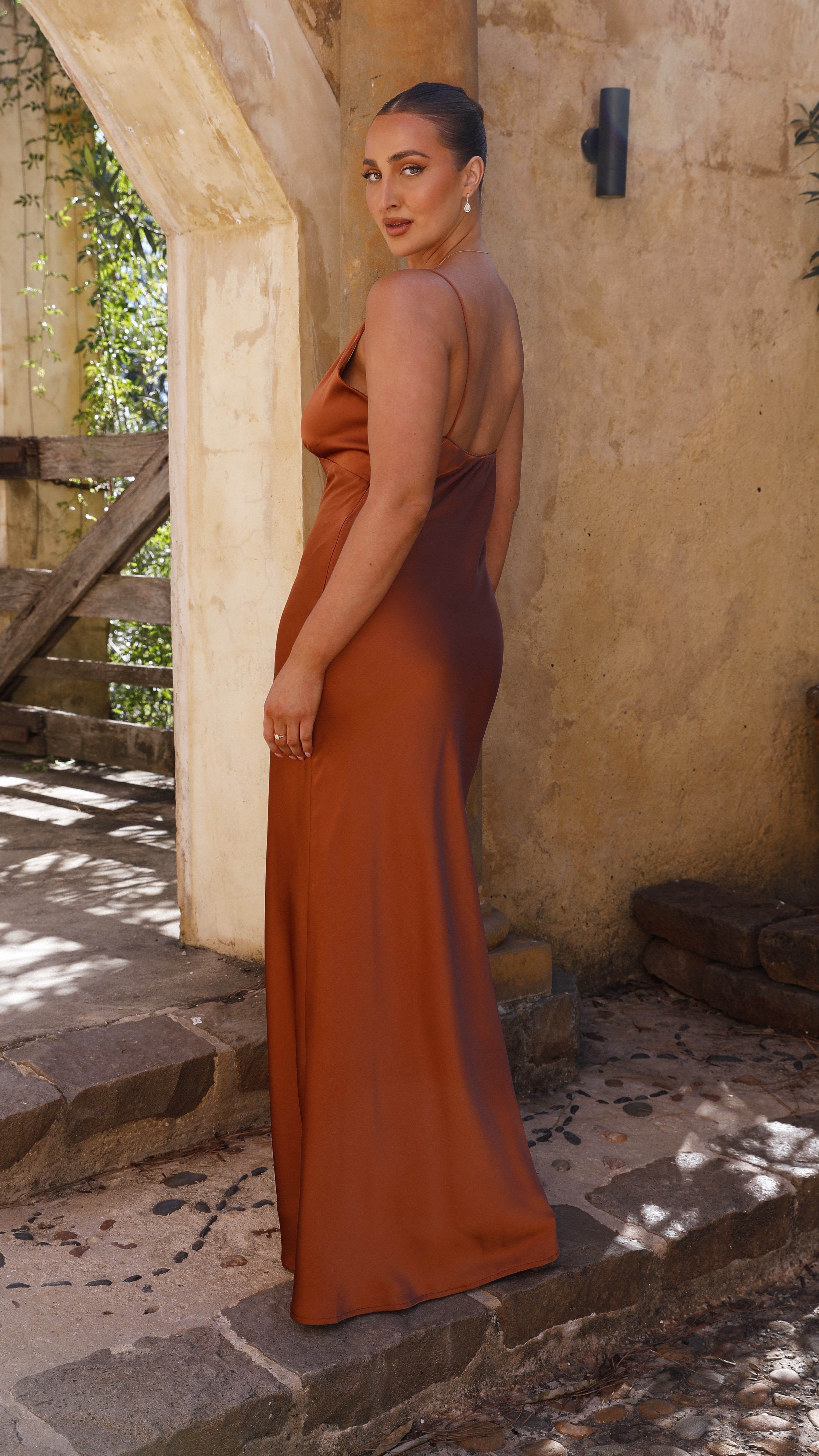 Ziah Maxi Dress - Copper
