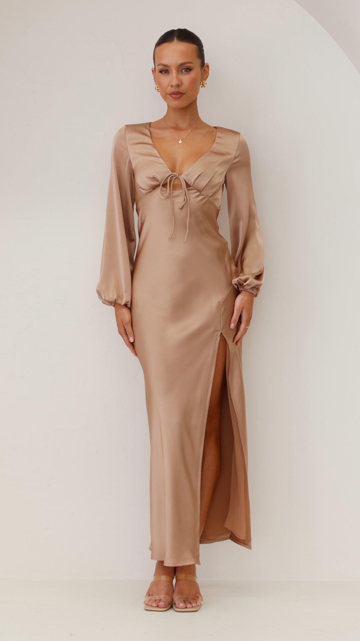 Brigitte Maxi Dress - Latte