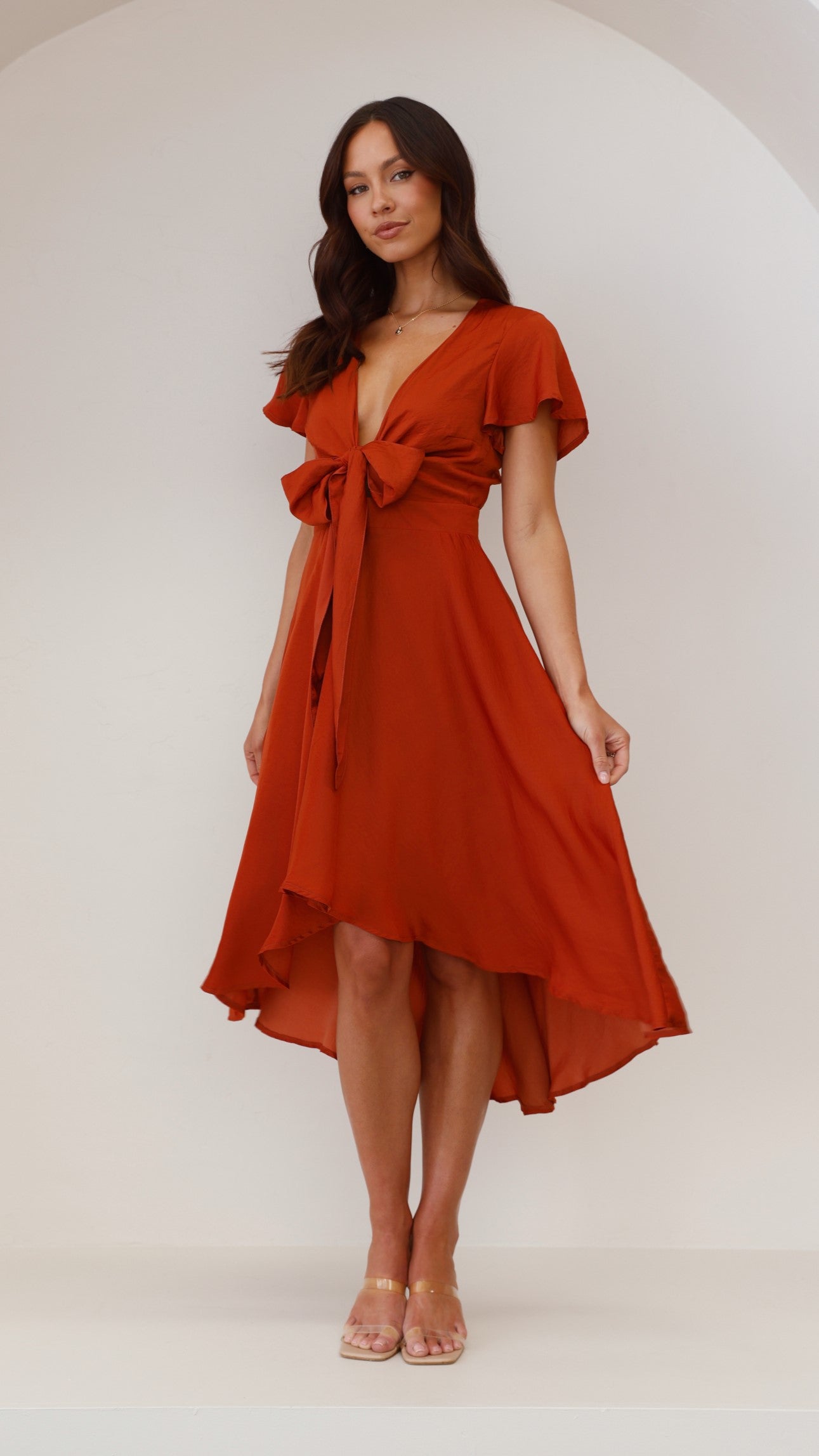 Sunny Daze Dress - Rust