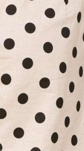 Laolani Shorts - Oat Black Polka