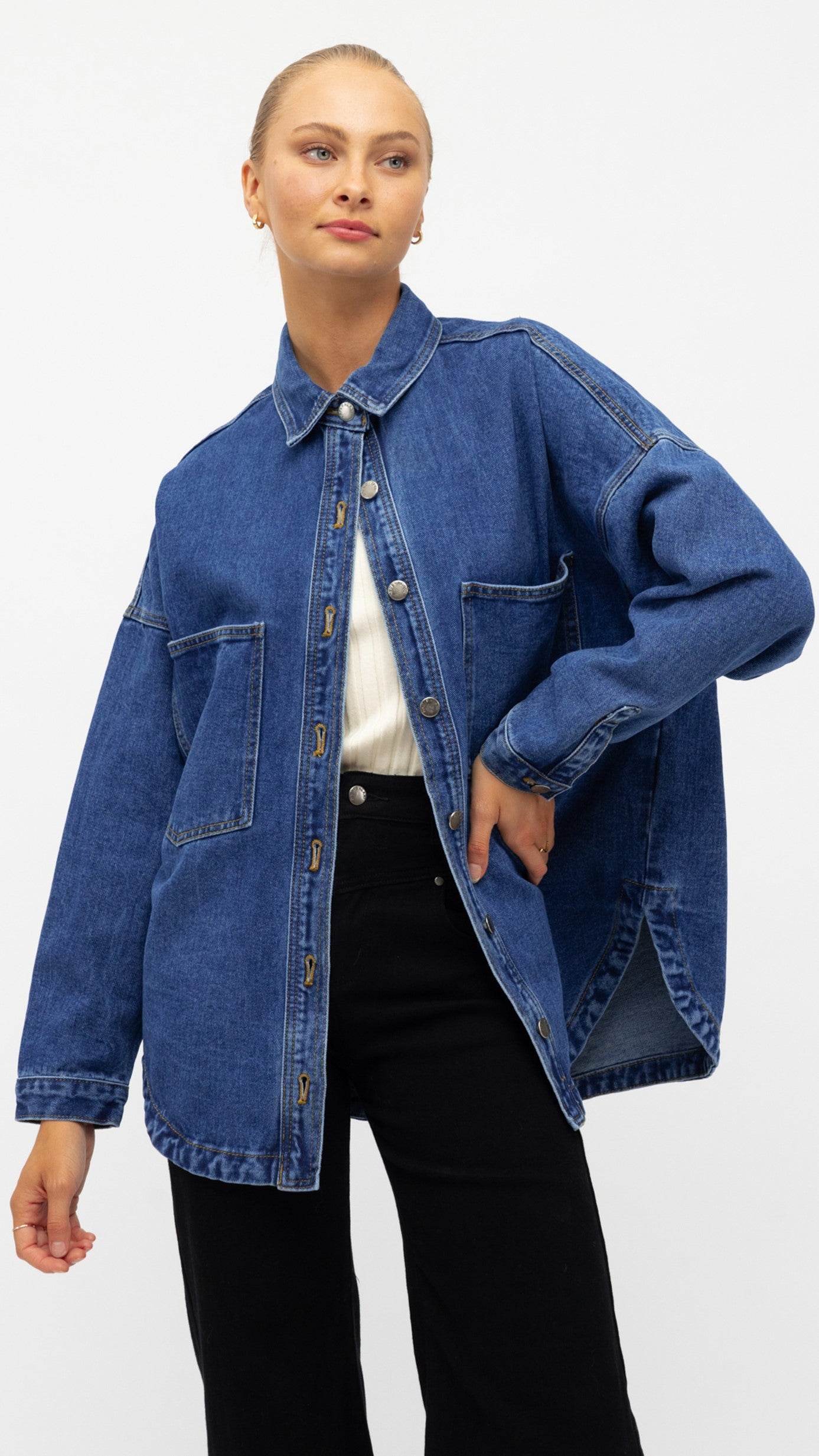 Ensley Denim Jacket - Dark Denim