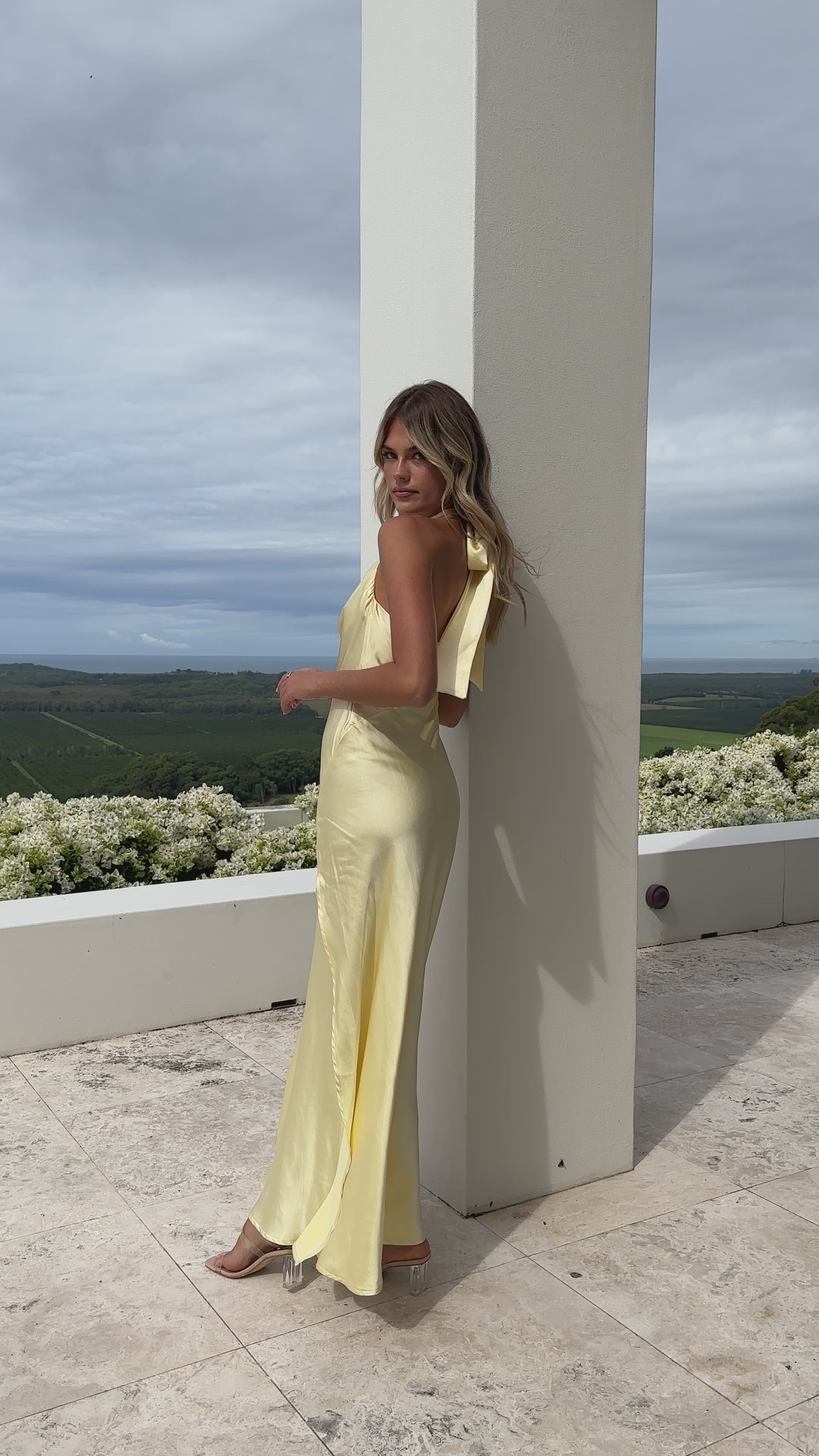 Sian Maxi Dress - Yellow